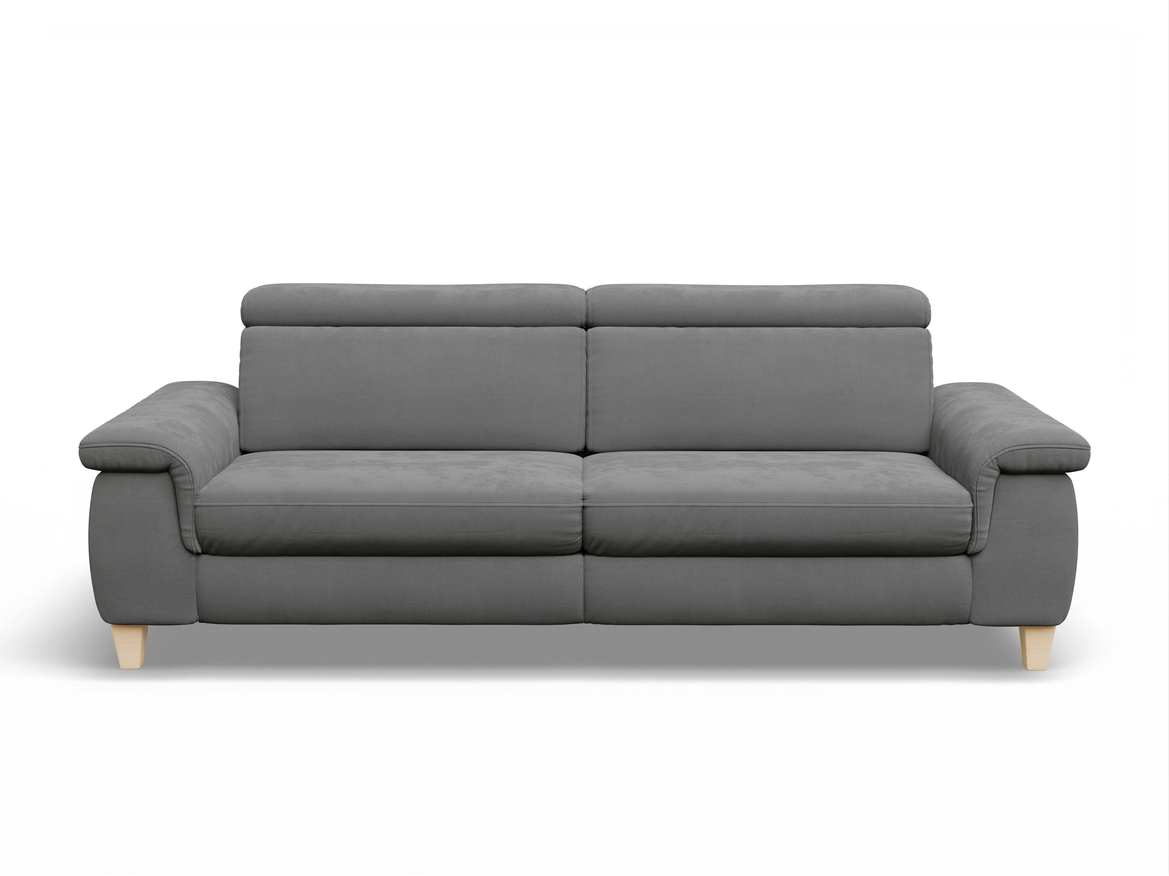 Ansicht des Produktes München 3-Sitzer Sofa in Stoff Grau