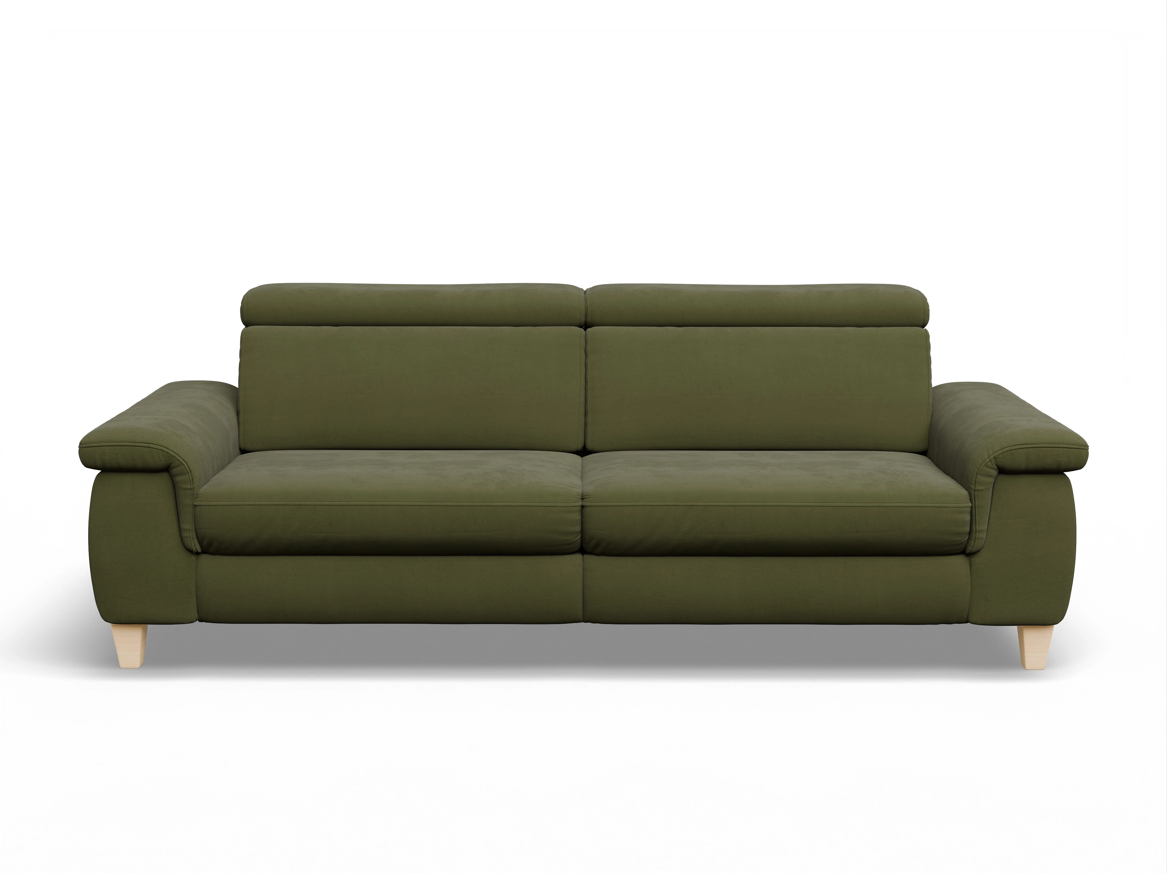 München 3-Sitzer Sofa Ansicht des Produktes München 3-Sitzer Sofa in Stoff Grün
