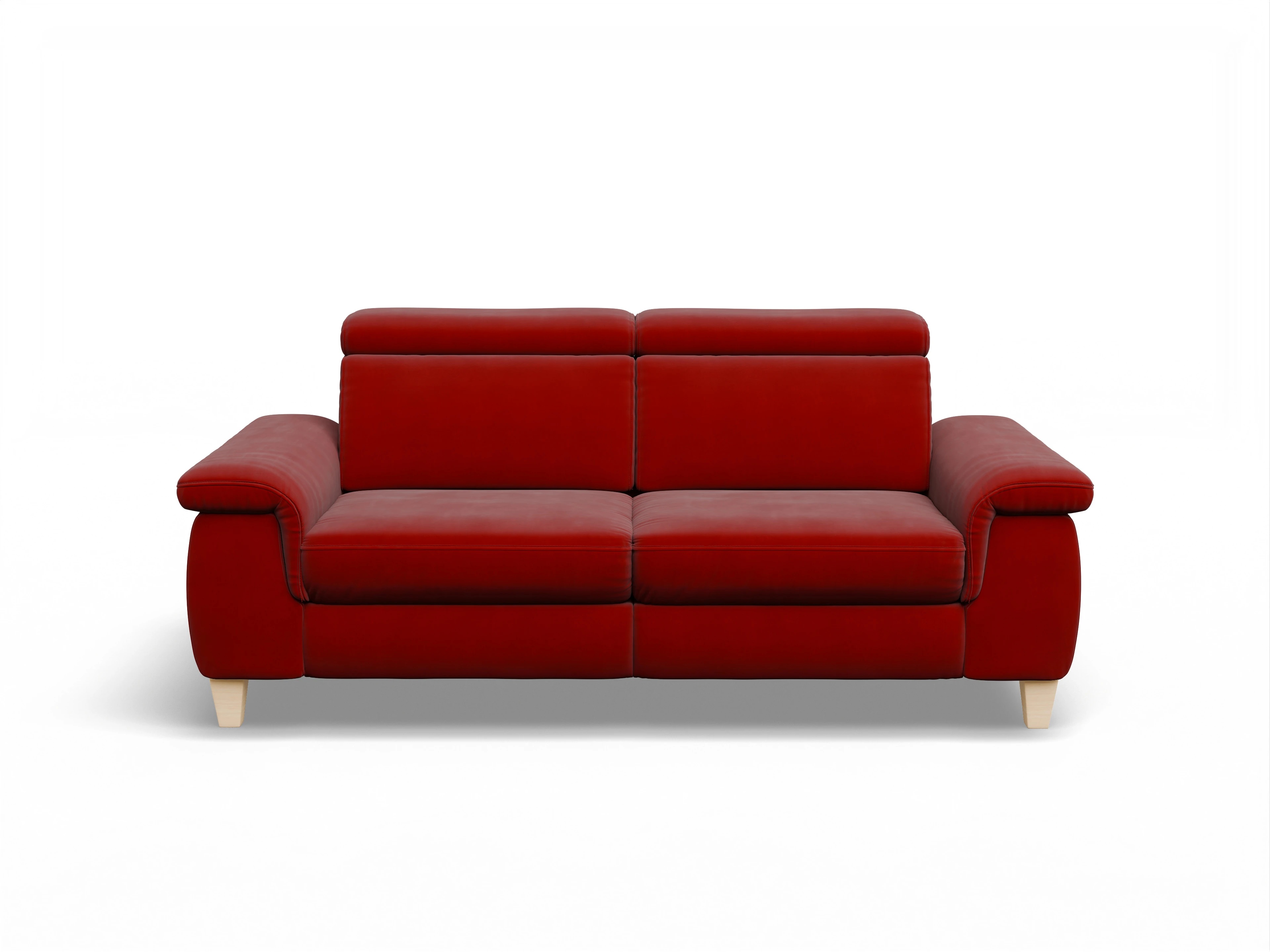 Ansicht des Produktes München 2,5-Sitzer Sofa in Stoff Rot