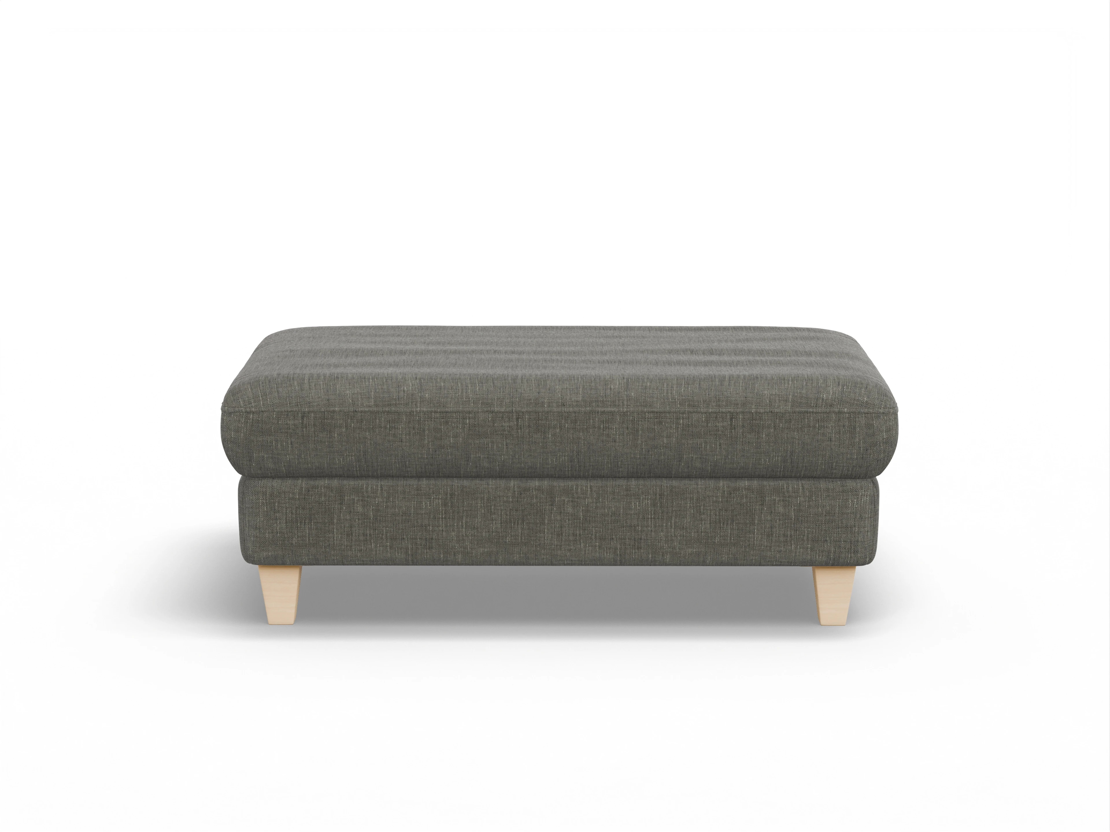 Ansicht des Produktes München Hocker in Stoff Braun