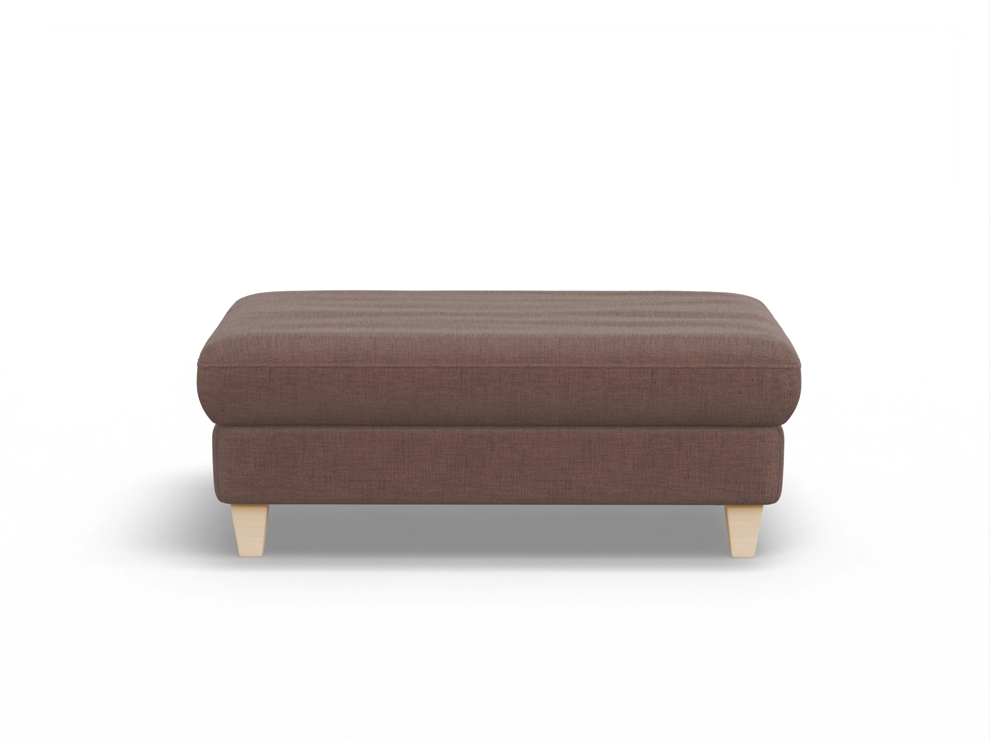 Ansicht des Produktes München Hocker in Stoff Orange