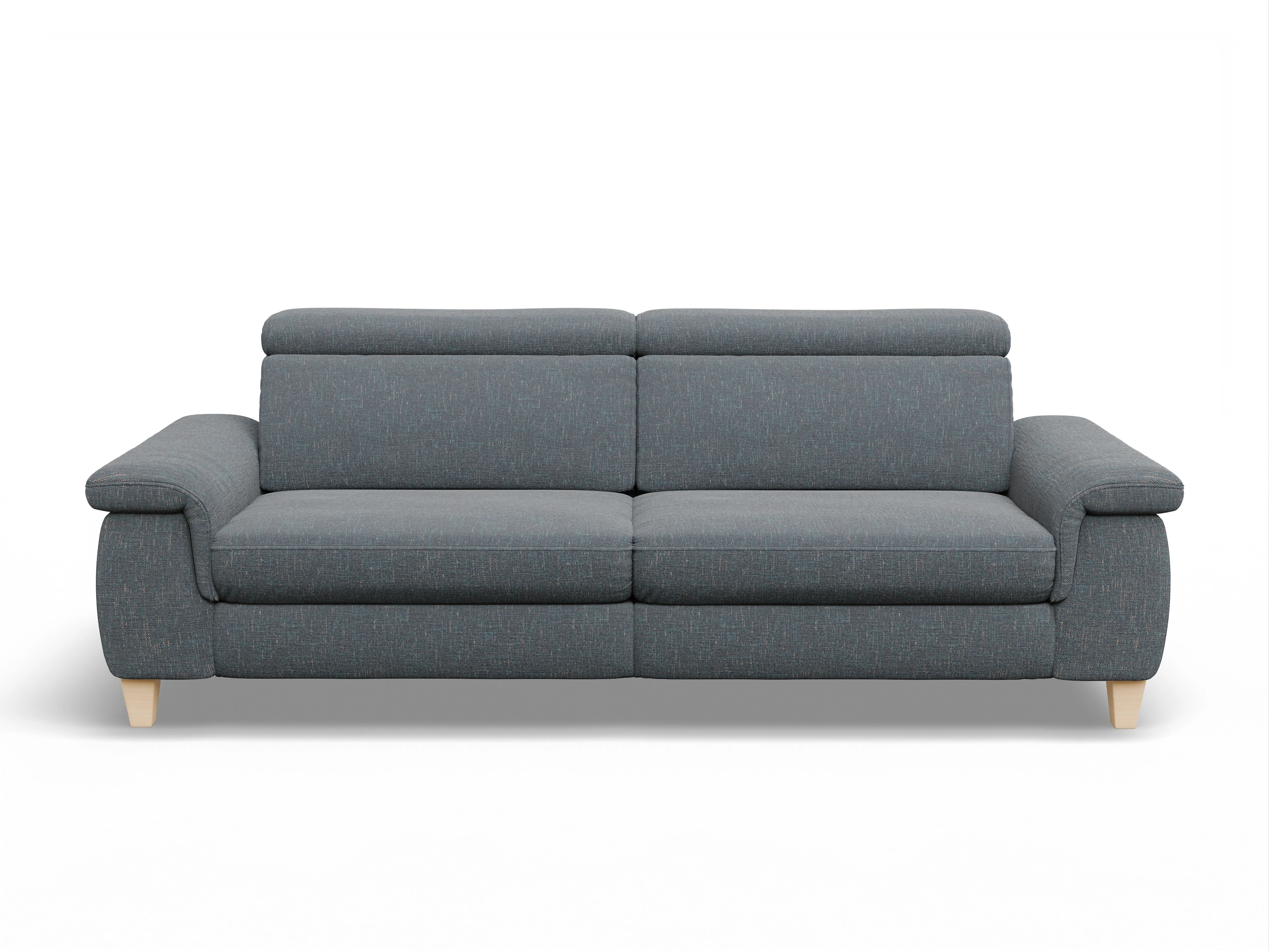 Ansicht des Produktes München 3-Sitzer Sofa in Stoff Grau