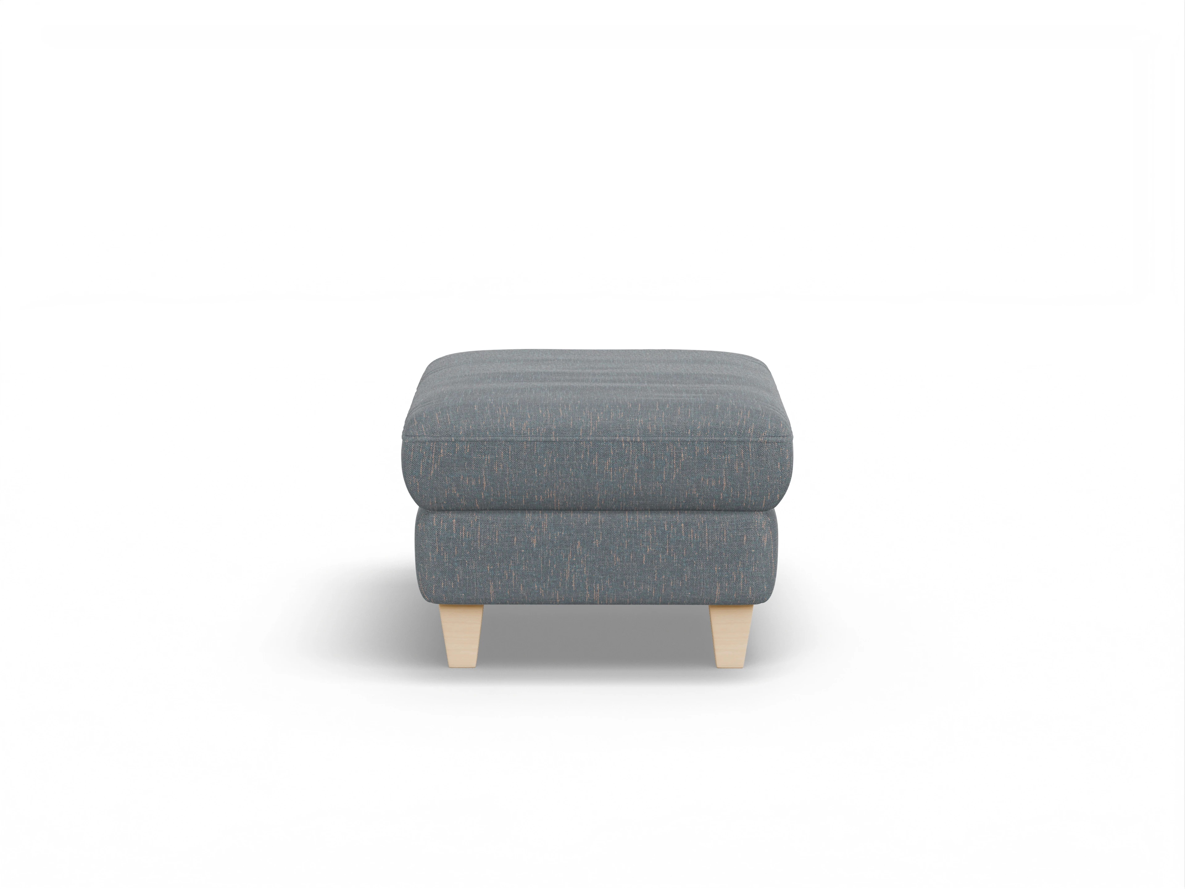 Ansicht des Produktes München Hocker in Stoff Grau