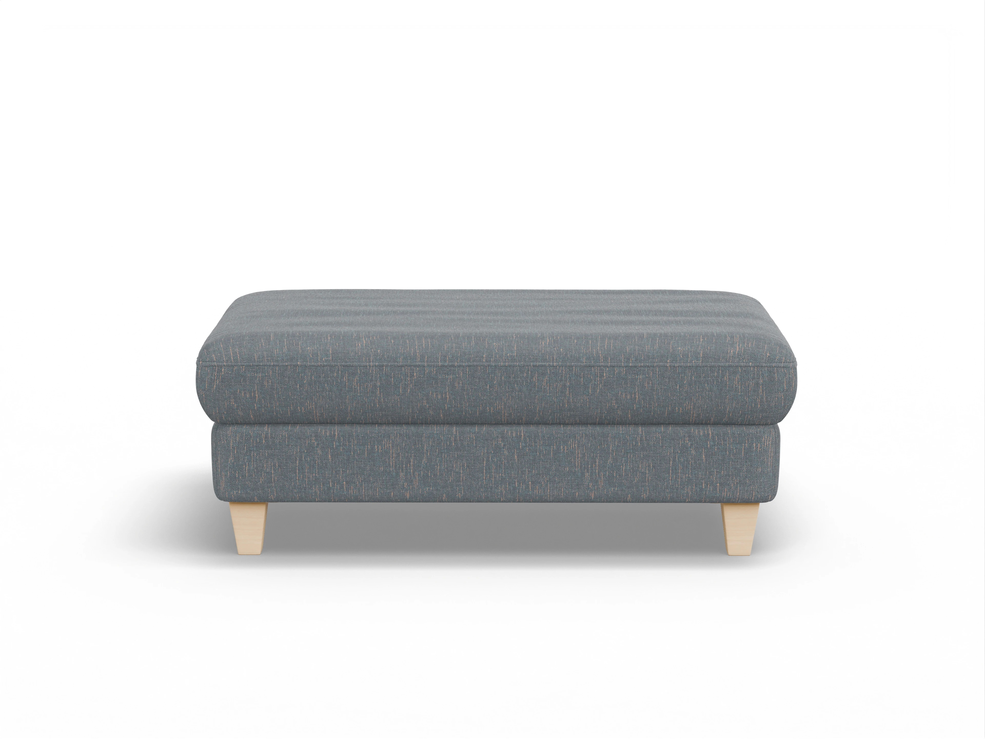 Ansicht des Produktes München Hocker in Stoff Grau