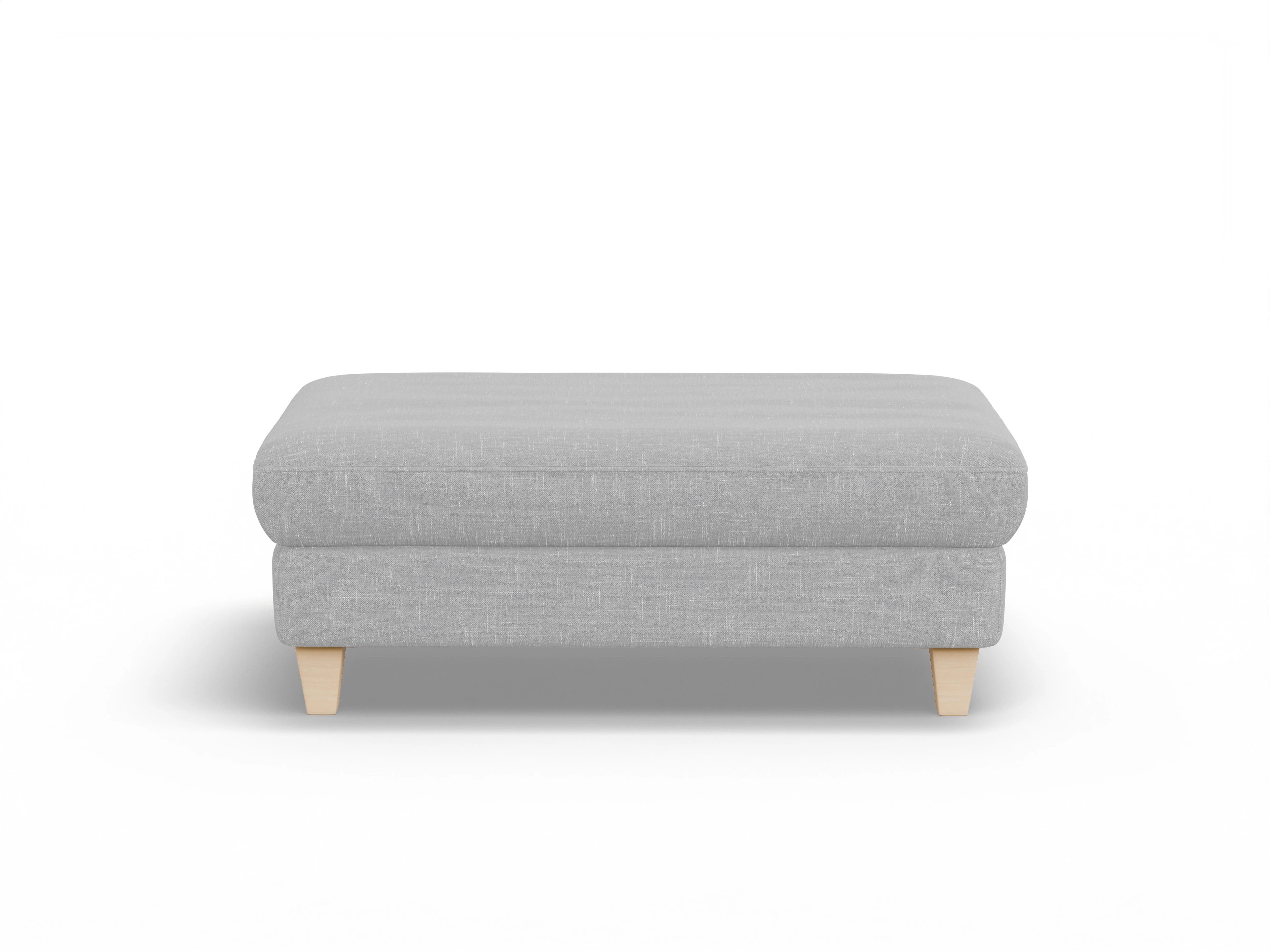 Ansicht des Produktes München Hocker in Stoff Grau