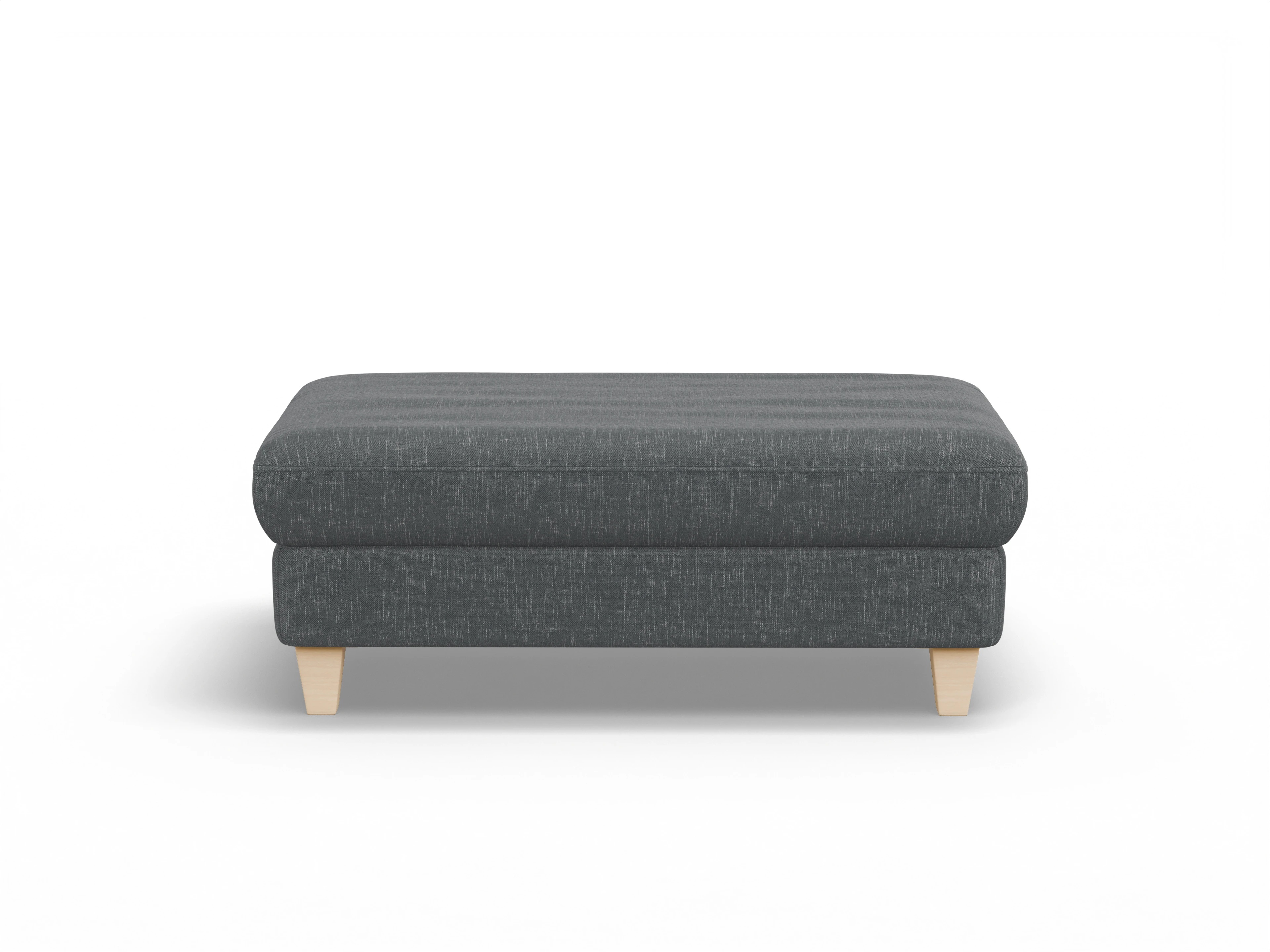Ansicht des Produktes München Hocker in Stoff Grau