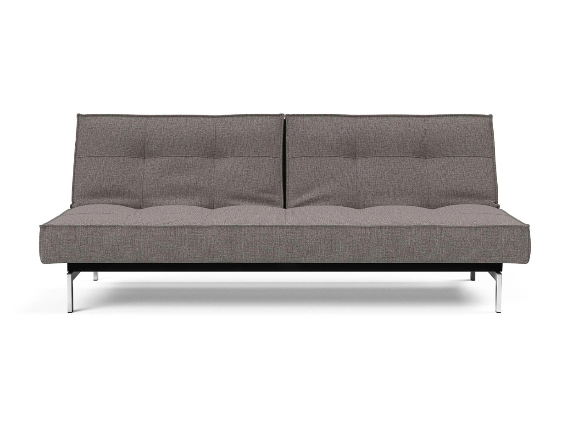 Ansicht des Produktes Splitback Schlafsofa Querschläfer in Stoff Grau
