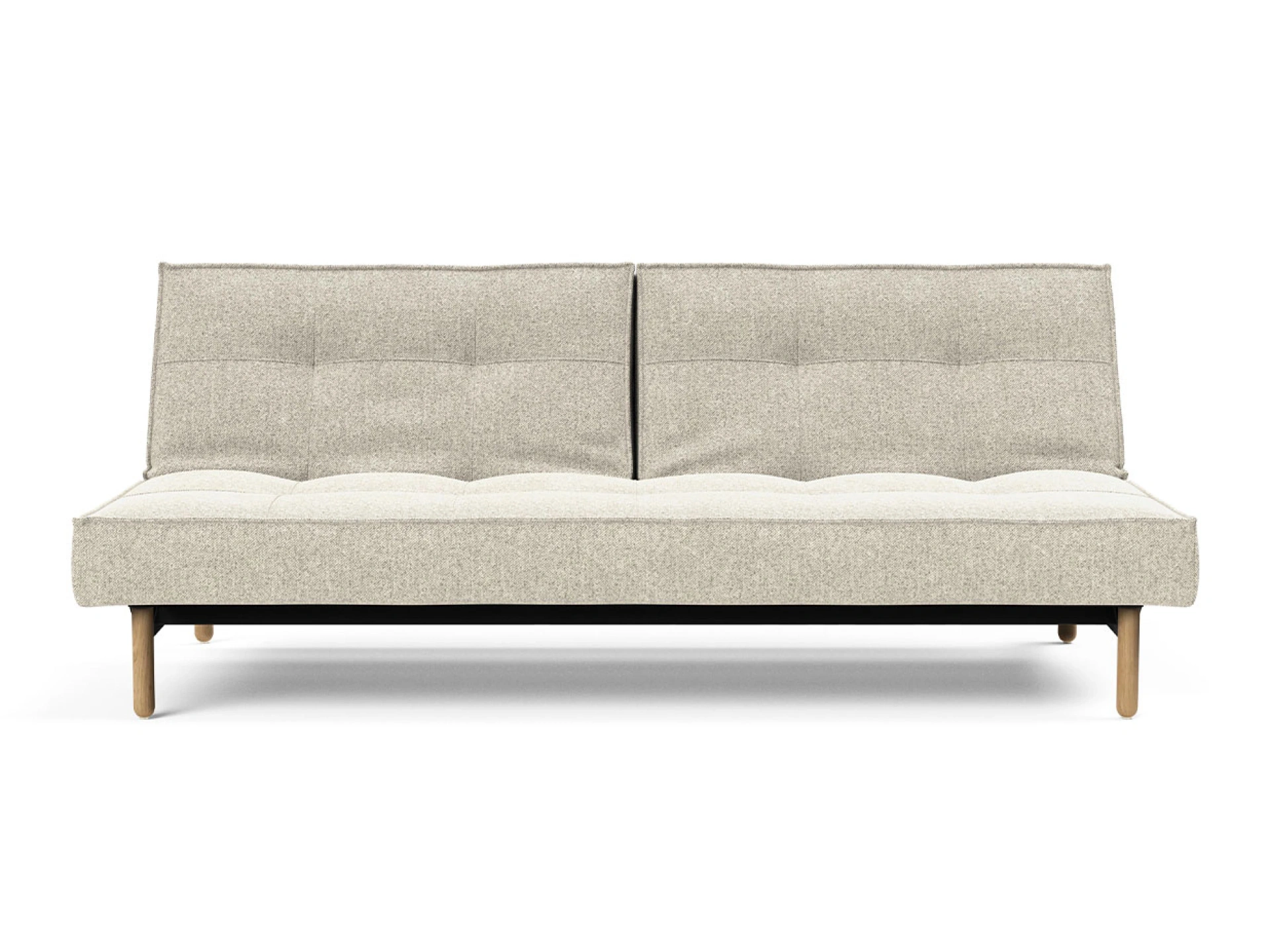 Ansicht des Produktes Splitback Schlafsofa Querschläfer in Stoff Beige