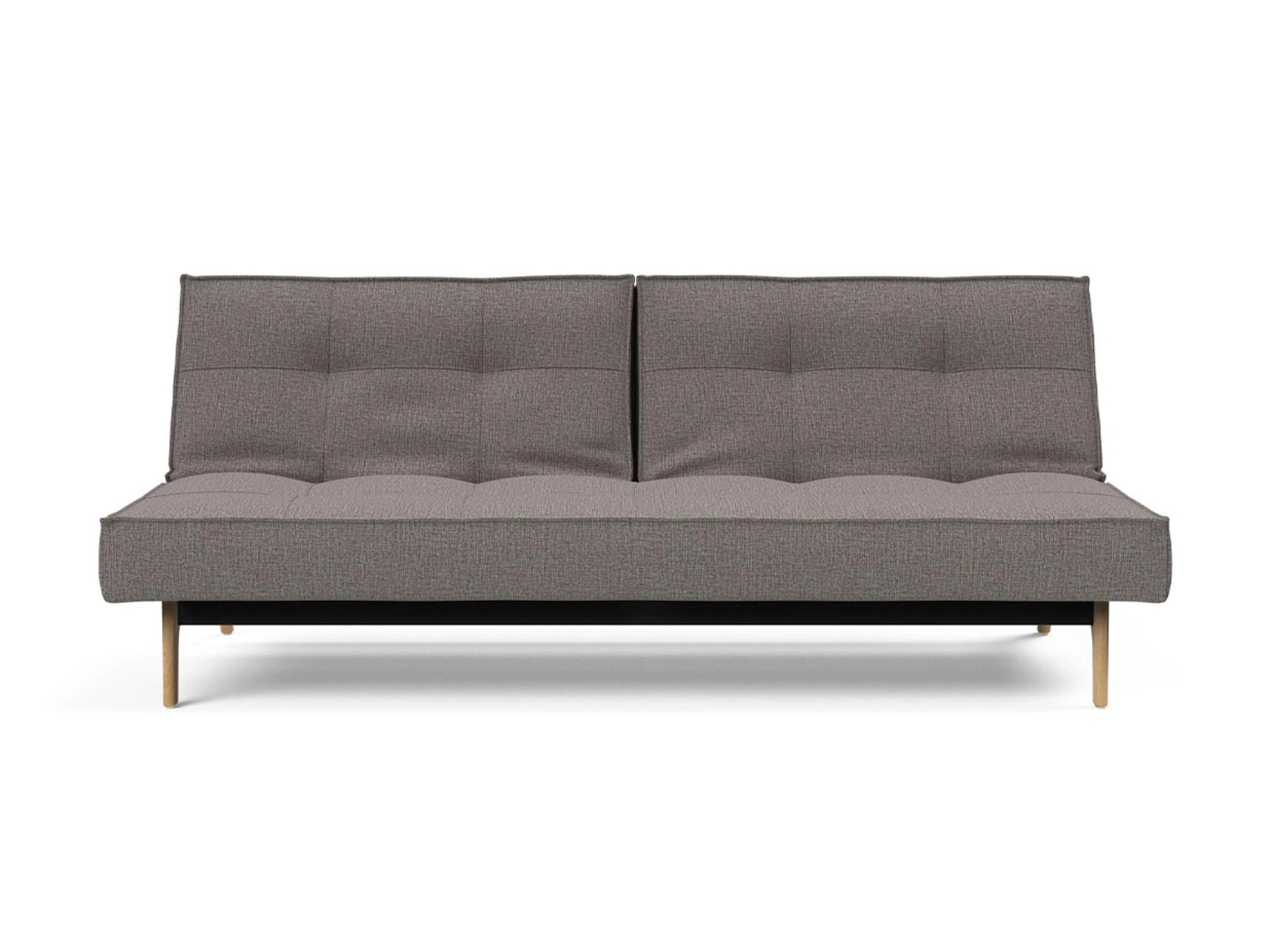 Ansicht des Produktes Splitback Schlafsofa Querschläfer in Stoff Grau