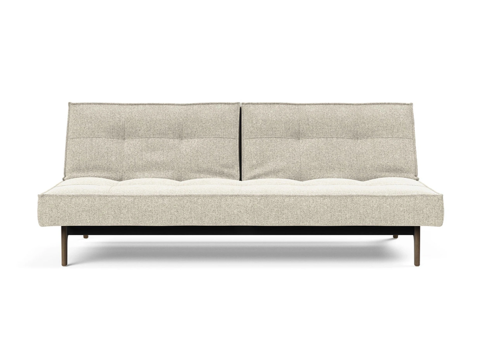 Ansicht des Produktes Splitback Schlafsofa Querschläfer in Stoff Beige