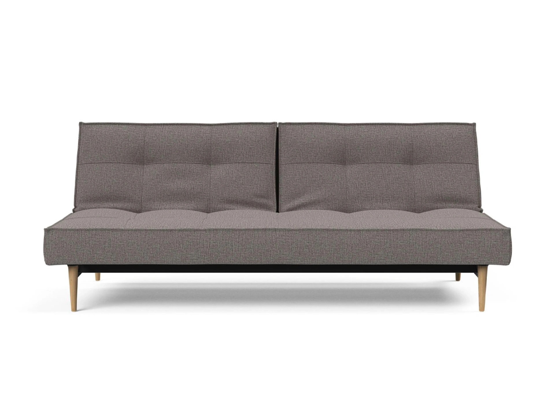 Ansicht des Produktes Splitback Schlafsofa Querschläfer in Stoff Grau