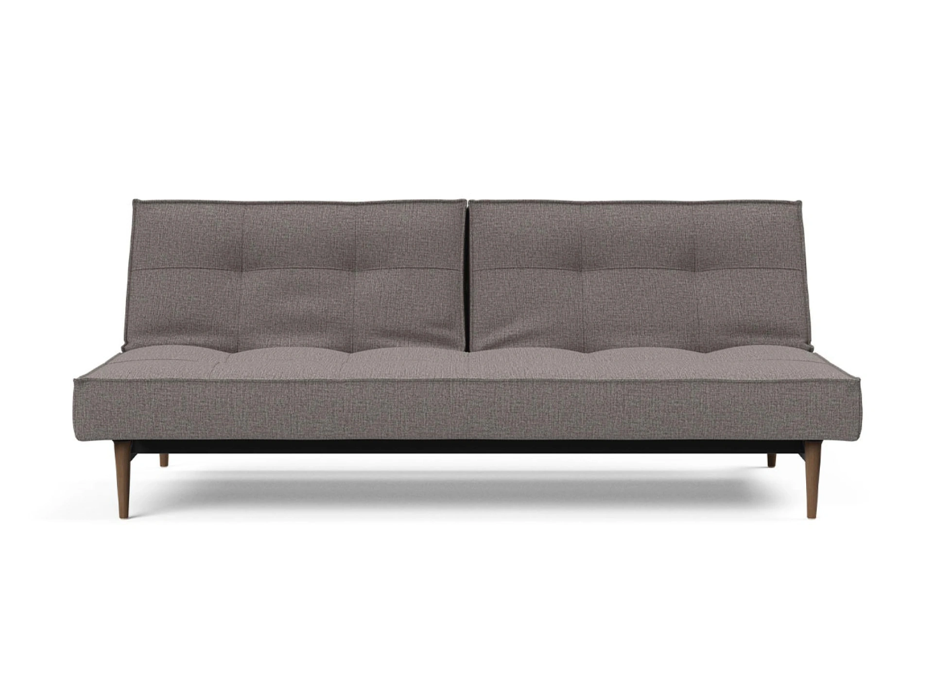 Ansicht des Produktes Splitback Schlafsofa Querschläfer in Stoff Grau