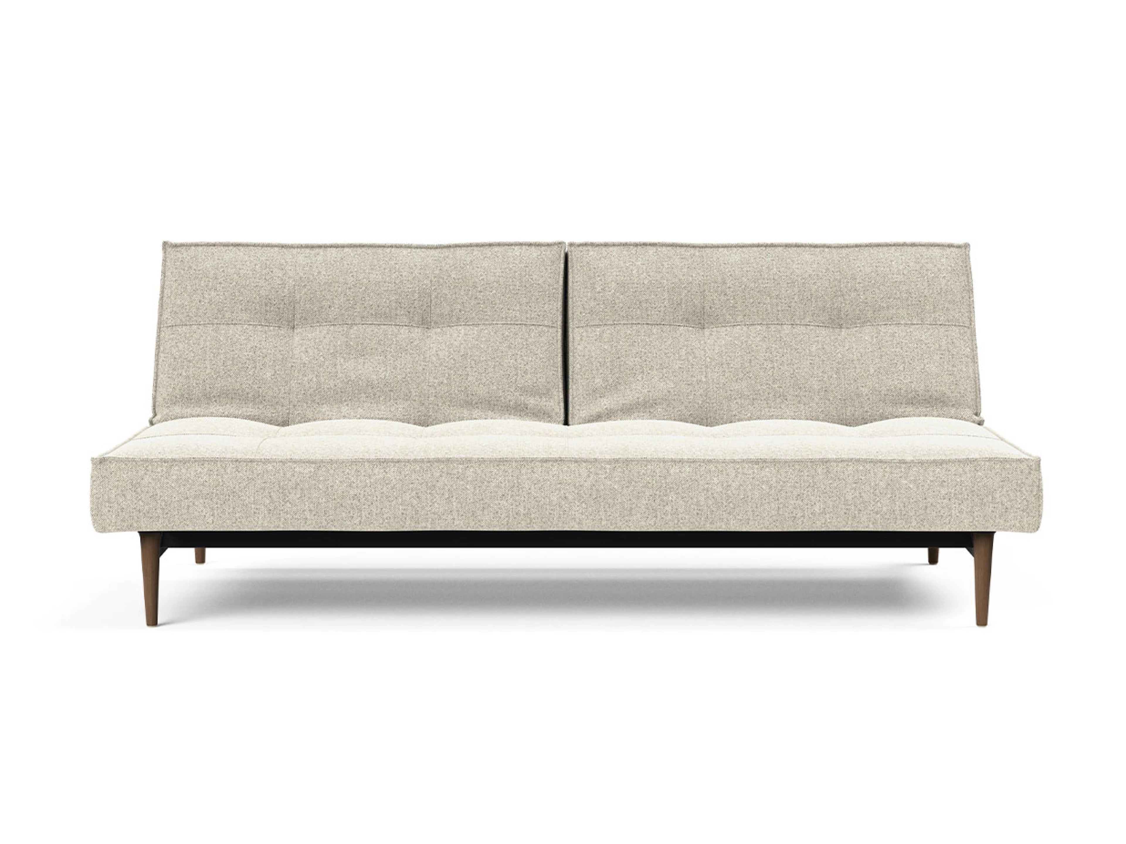 Splitback dunkle Styletto Schlafsofa