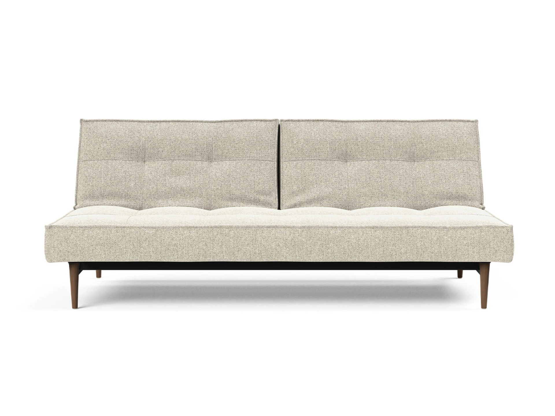 Ansicht des Produktes Splitback Schlafsofa Querschläfer in Stoff Beige