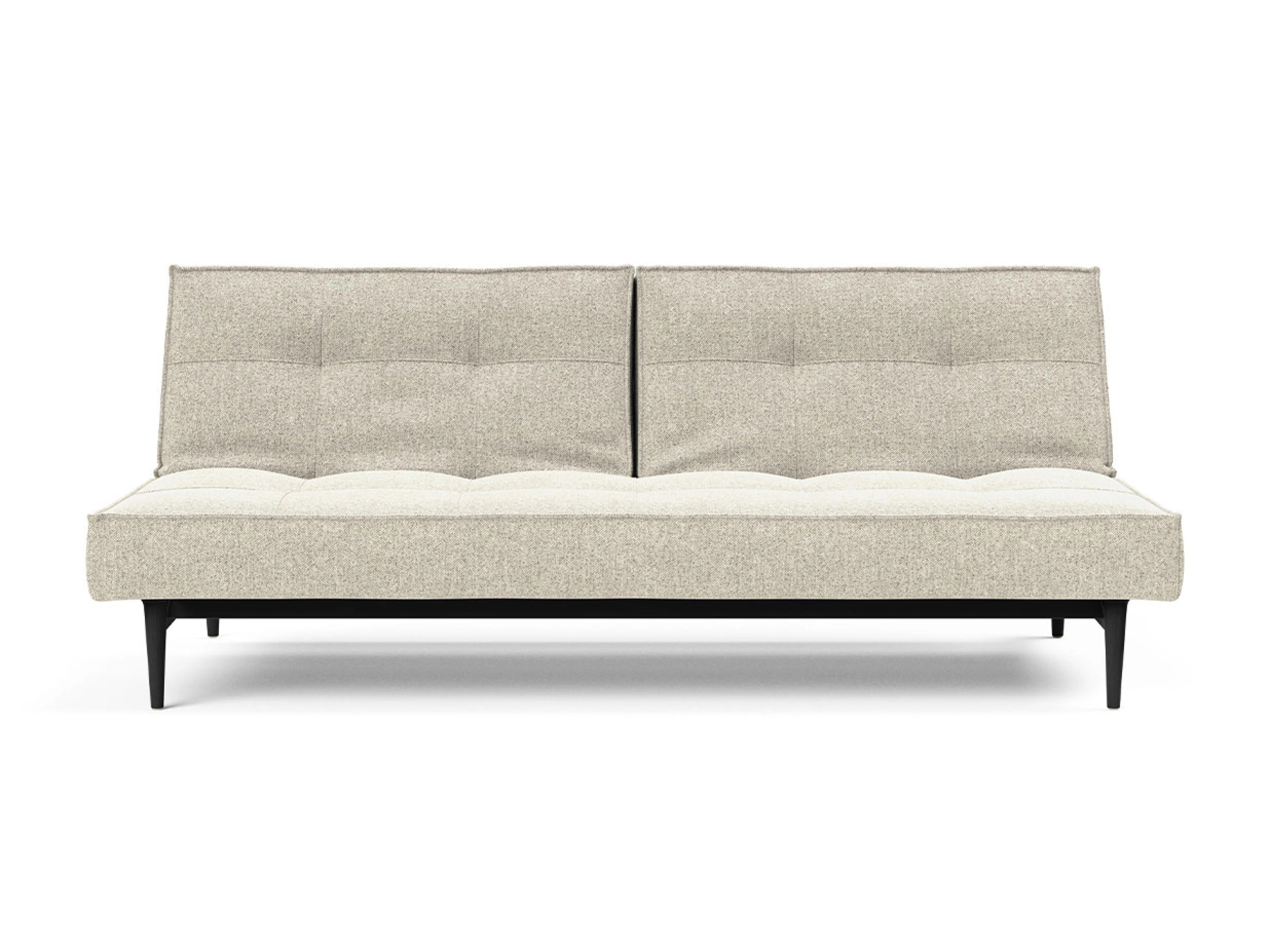 Splitback schwarze Styletto Schlafsofa