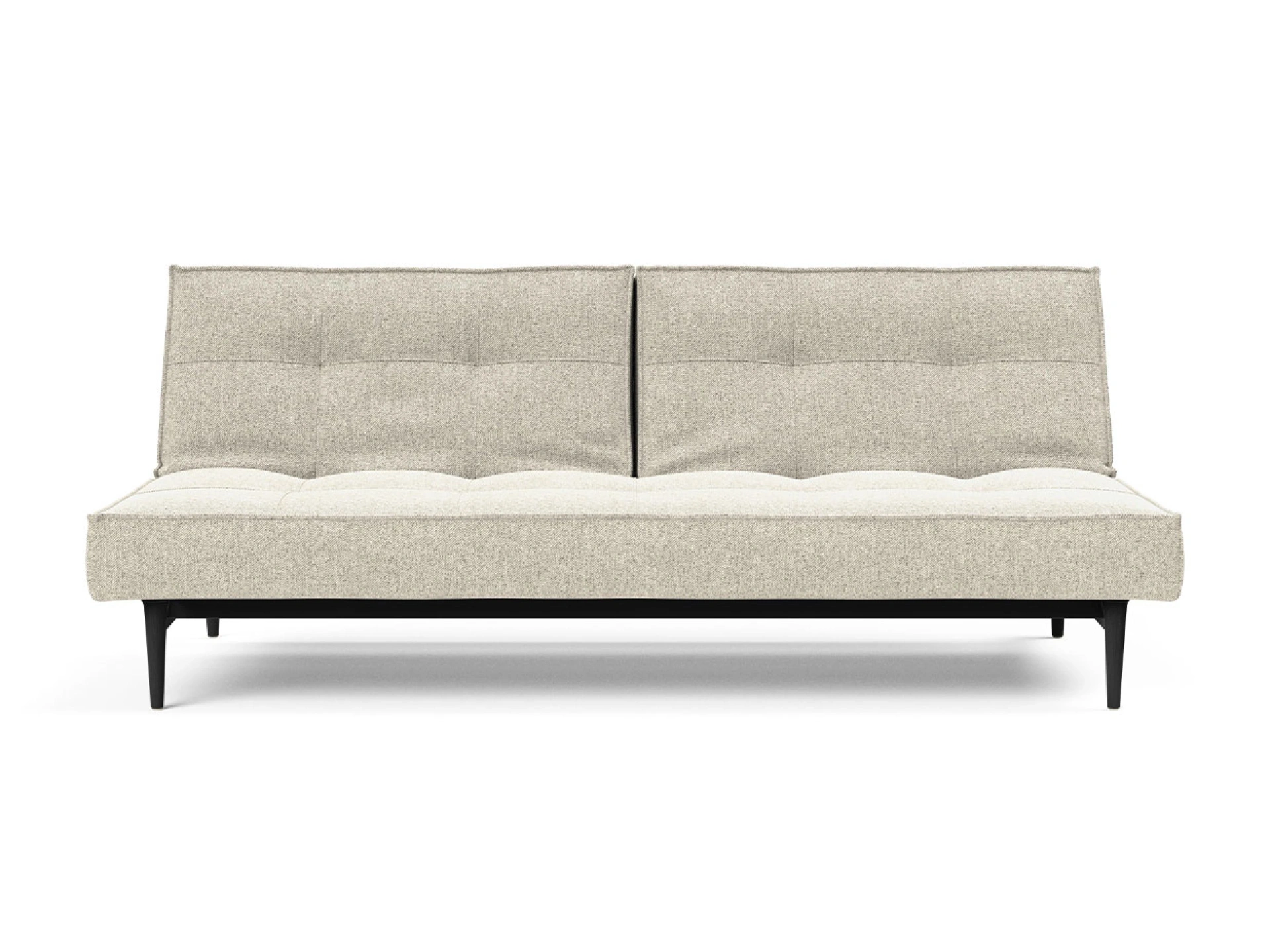 Ansicht des Produktes Splitback Schlafsofa Querschläfer in Stoff Beige