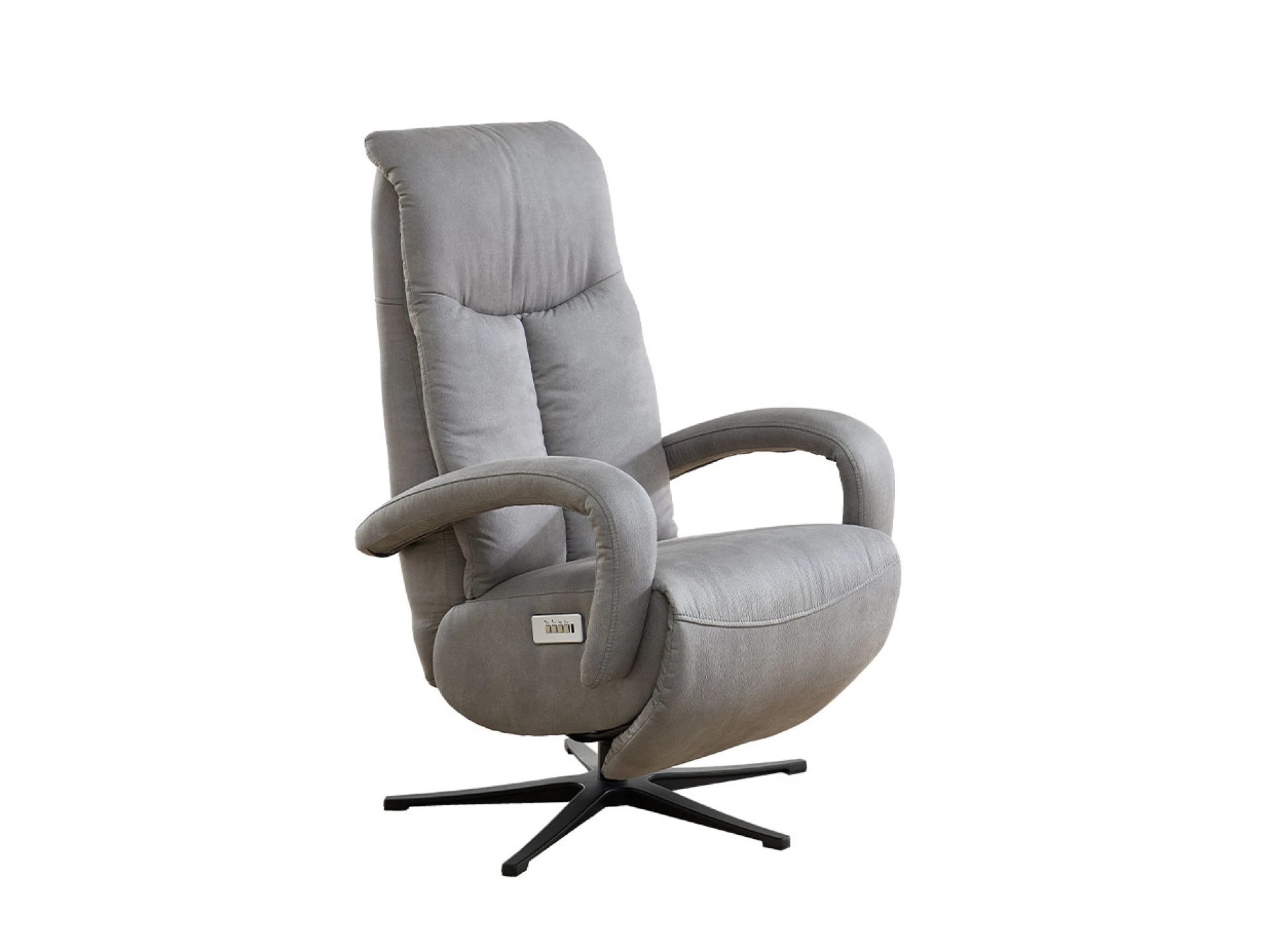 Ansicht des Produktes Deluxe Stoff Fernsehsessel in Stoff Grau