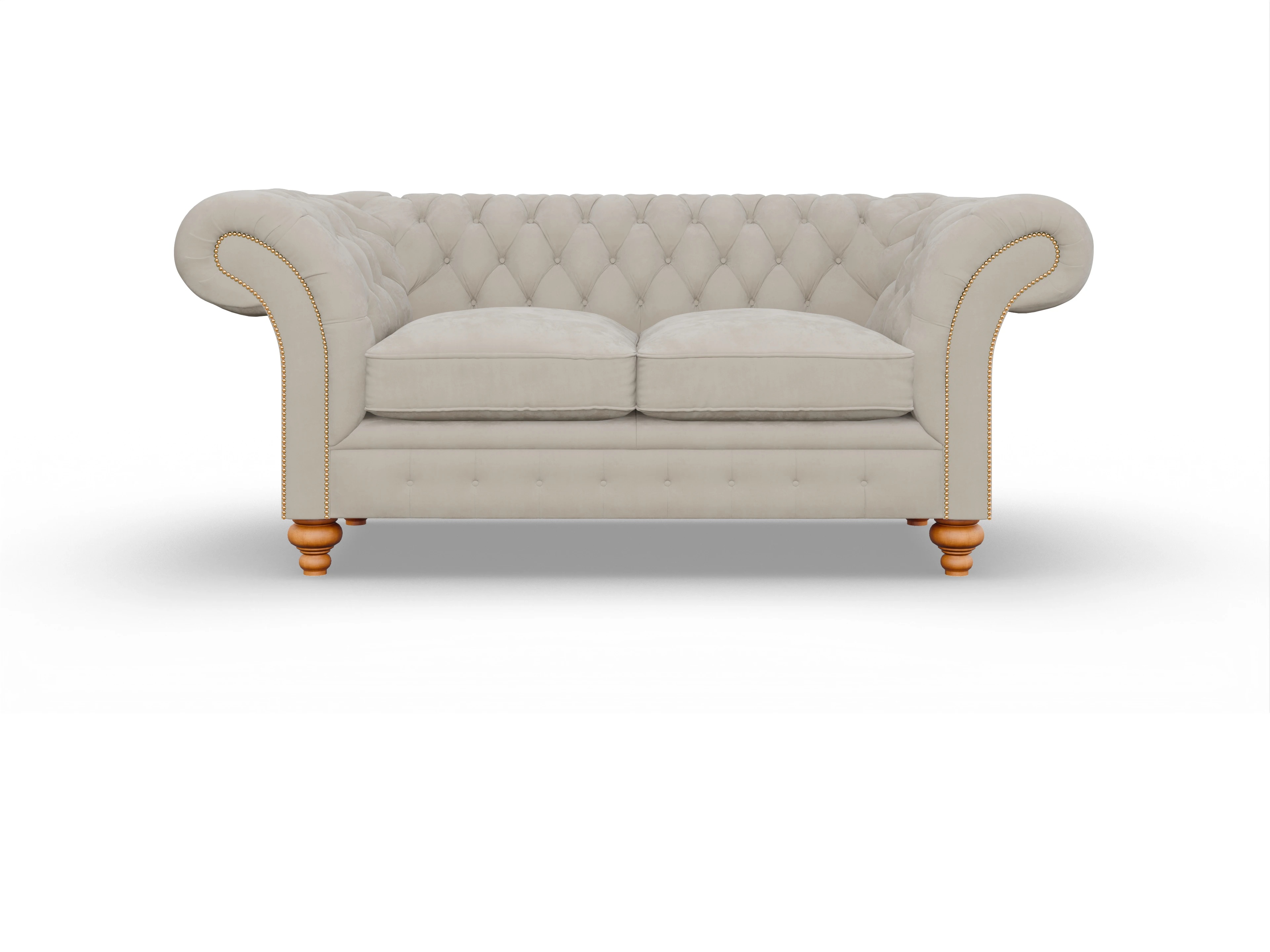 Ansicht des Produktes Knightsbridge 2-Sitzer Sofa in Stoff Beige