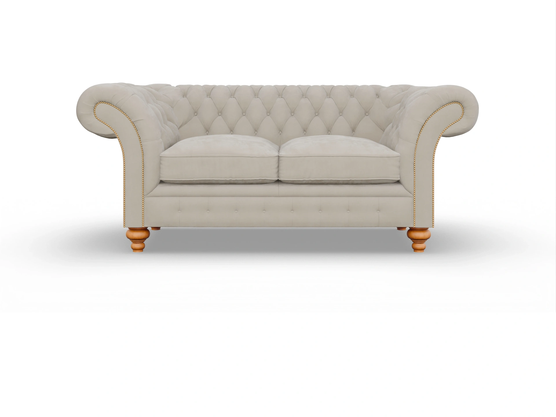 Ansicht des Produktes Knightsbridge 2-Sitzer Sofa in Stoff Beige