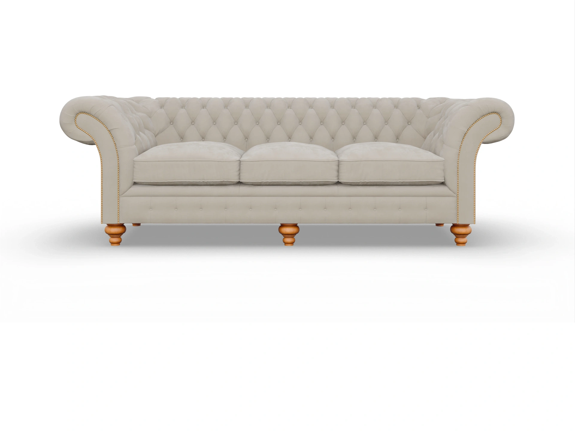 Ansicht des Produktes Knightsbridge 4-Sitzer Sofa in Stoff Beige