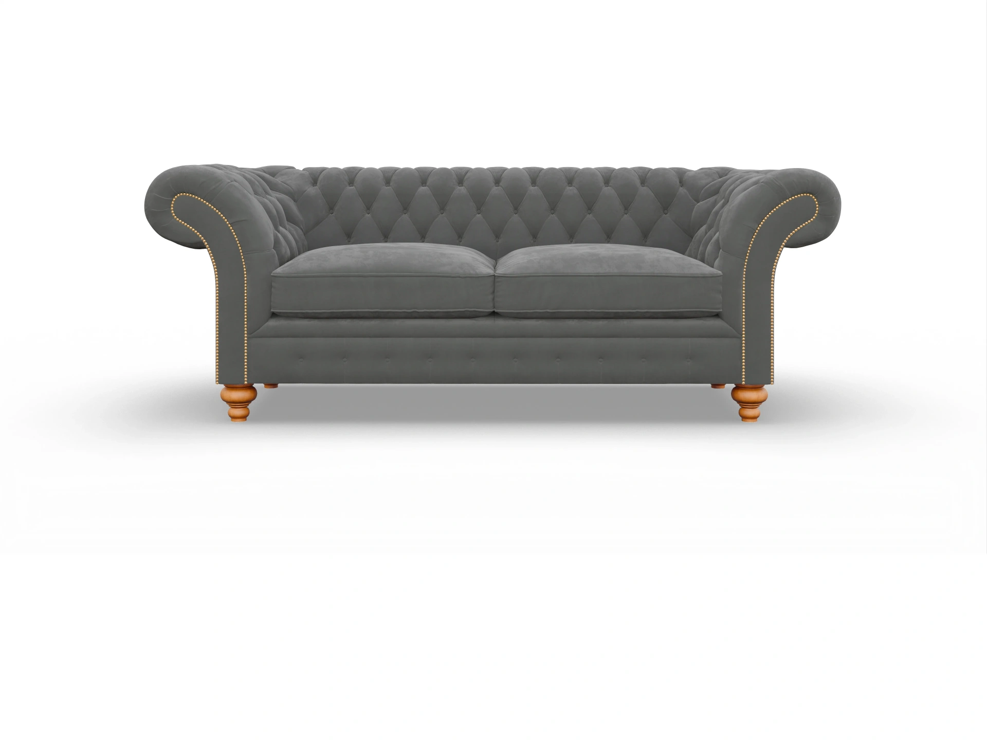 Ansicht des Produktes Knightsbridge 3-Sitzer Sofa in Stoff Grau