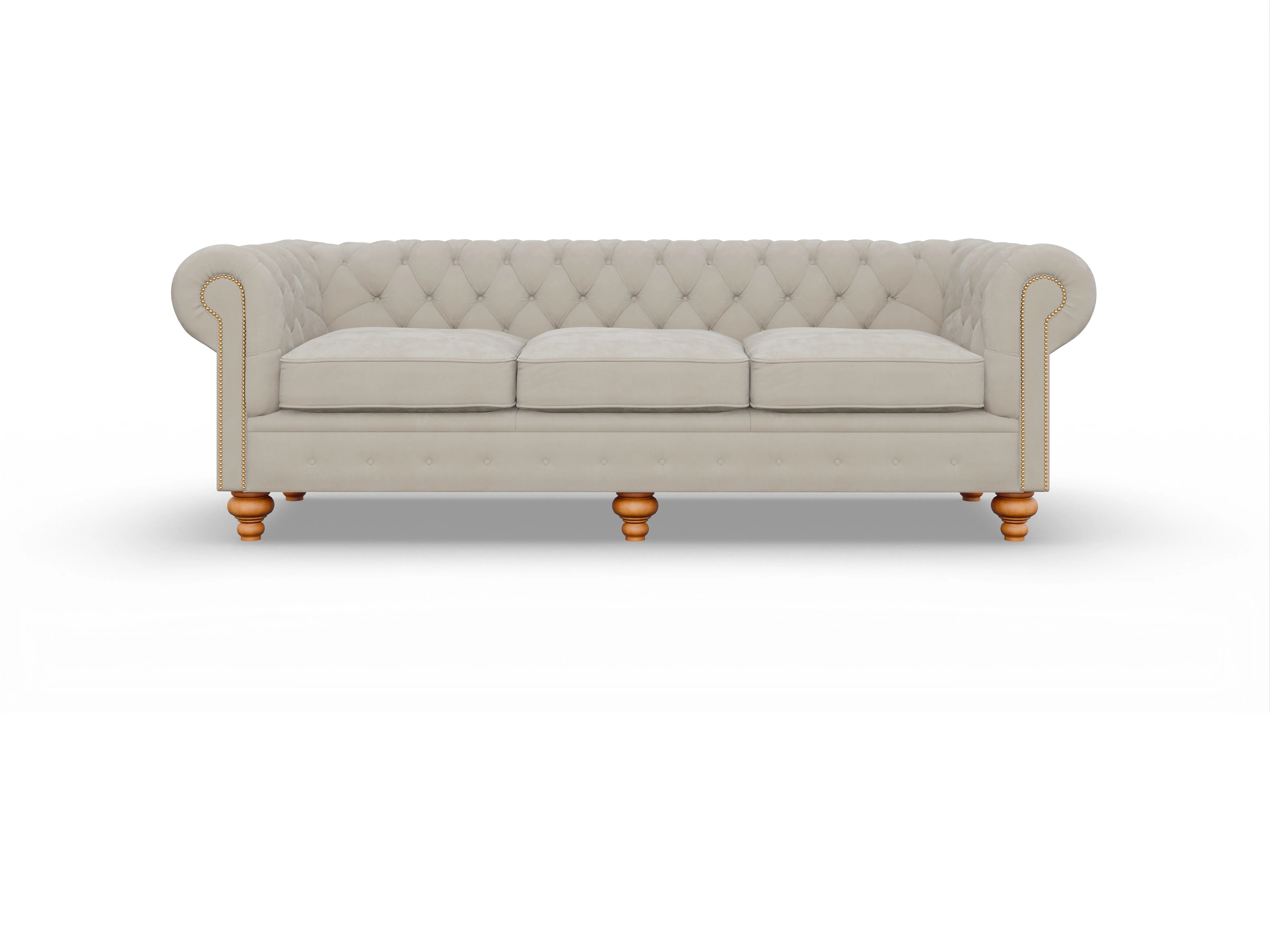 Ansicht des Produktes Trafalgar 4-Sitzer Sofa in Stoff Beige