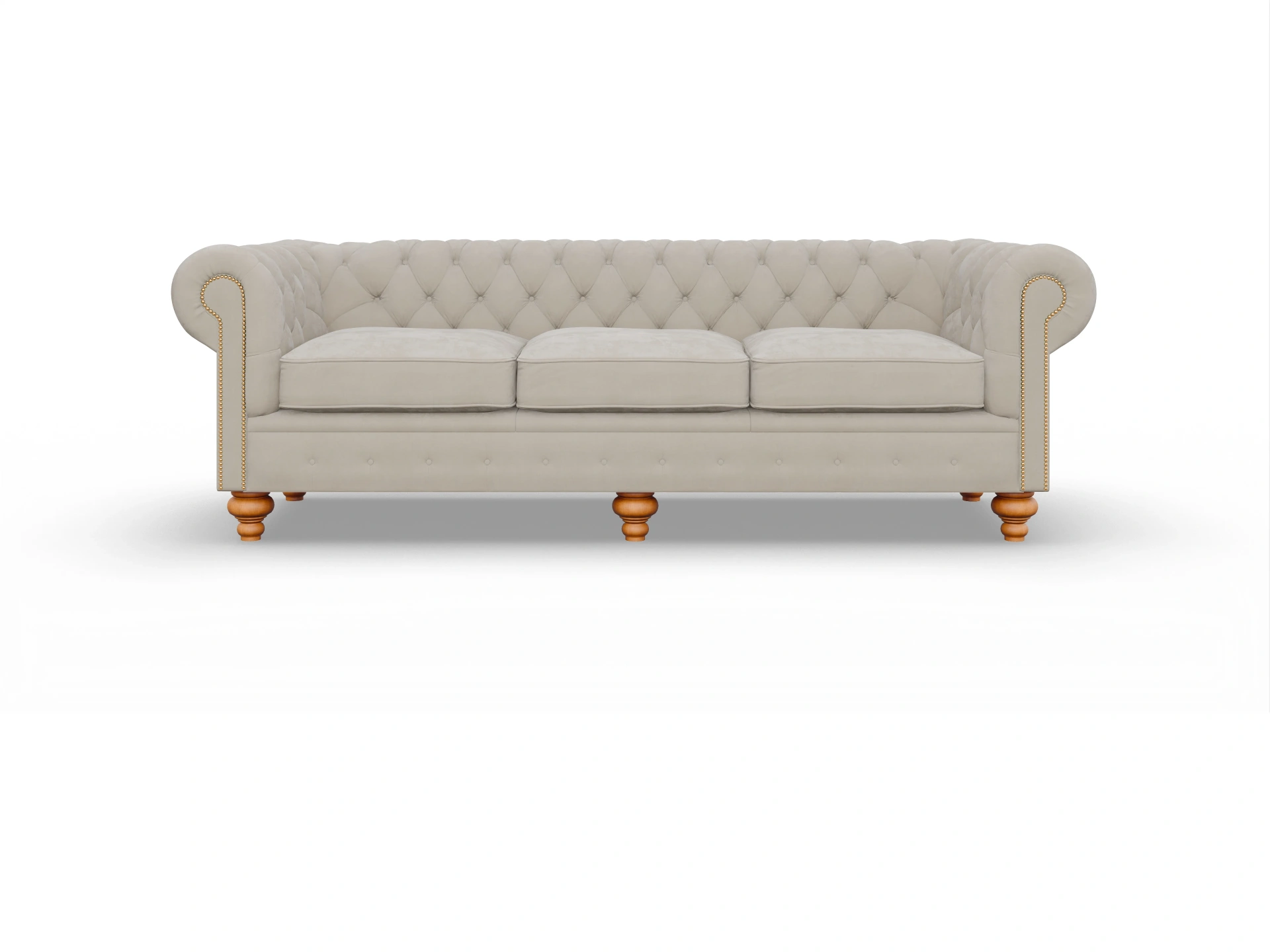 Ansicht des Produktes Trafalgar 4-Sitzer Sofa in Stoff Beige