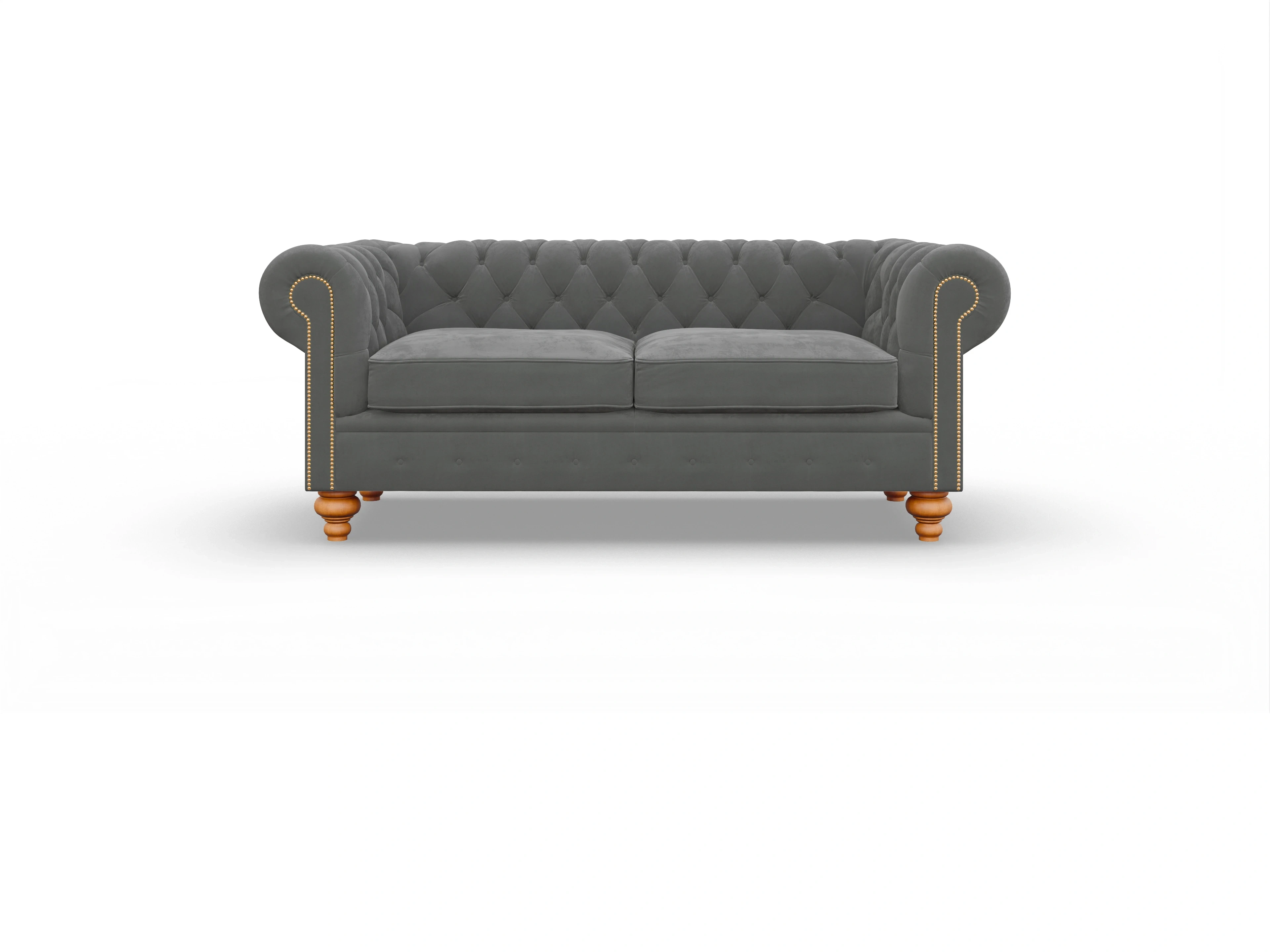 Chesterfield Trafalgar 3-Sitzer Ansicht des Produktes Trafalgar 3-Sitzer Sofa in Stoff Grau