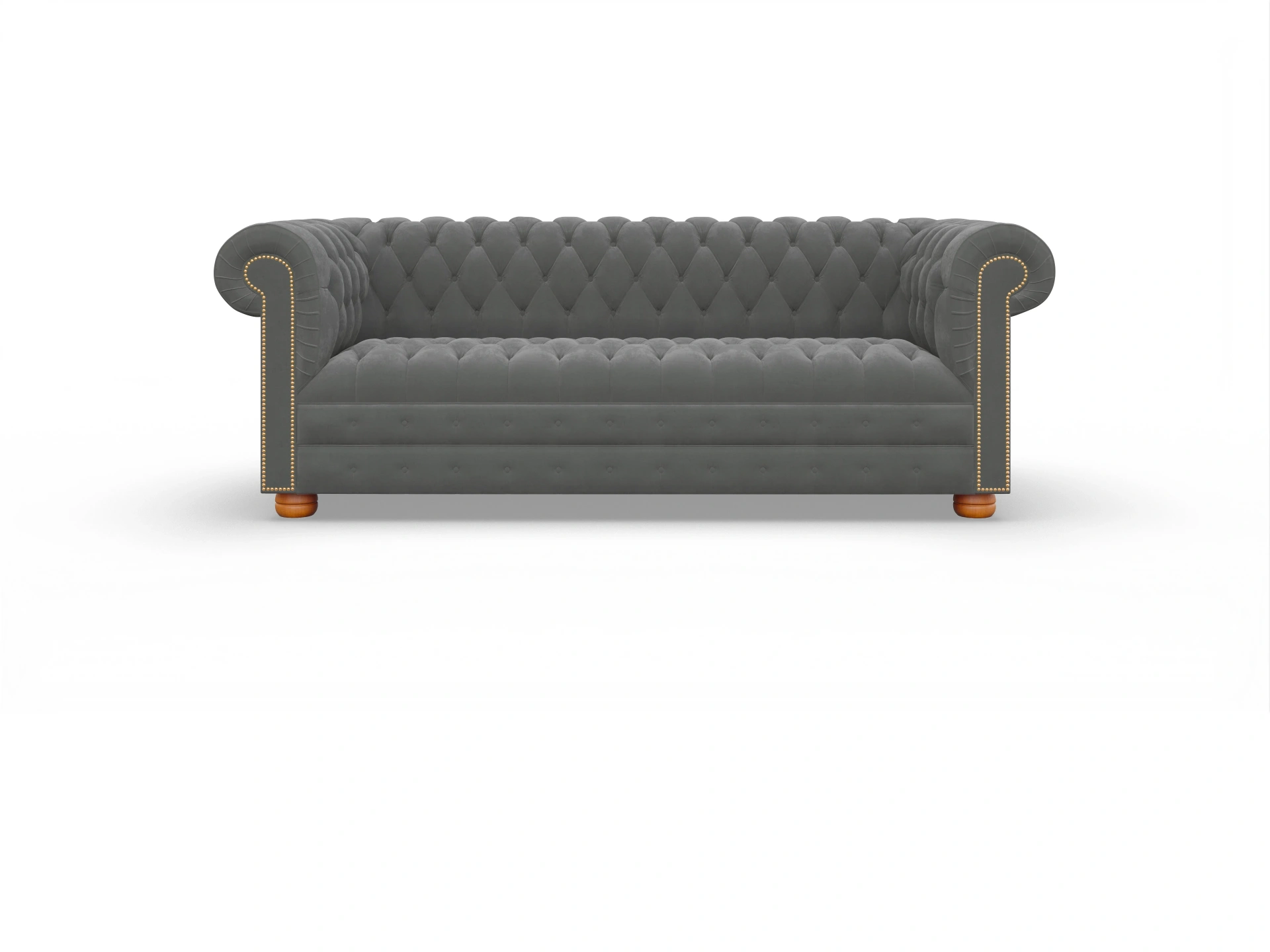 Ansicht des Produktes Osmond 3-Sitzer Sofa in Stoff Grau