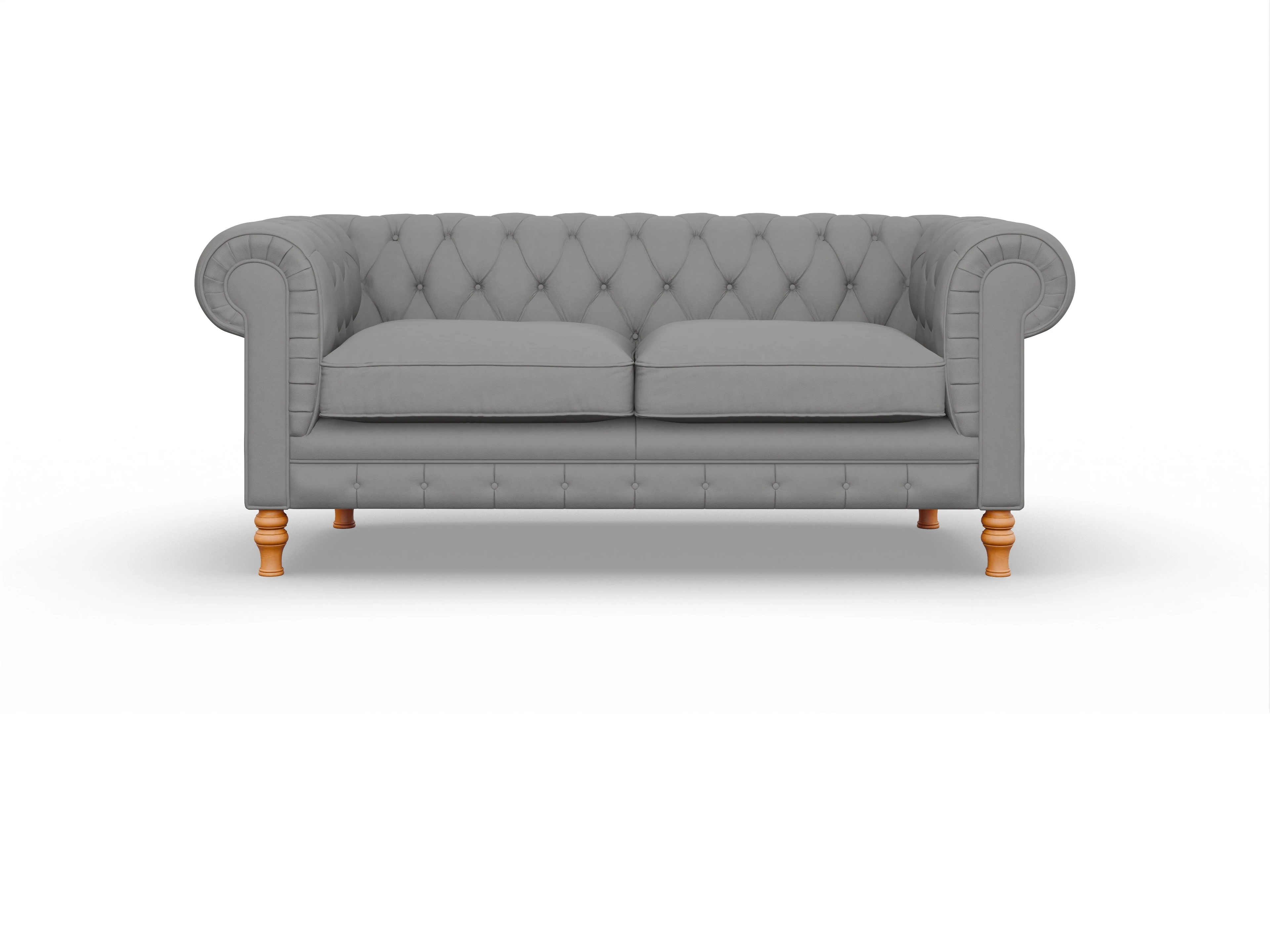 Ansicht des Produktes Countess 2-Sitzer Sofa in Leder Grau