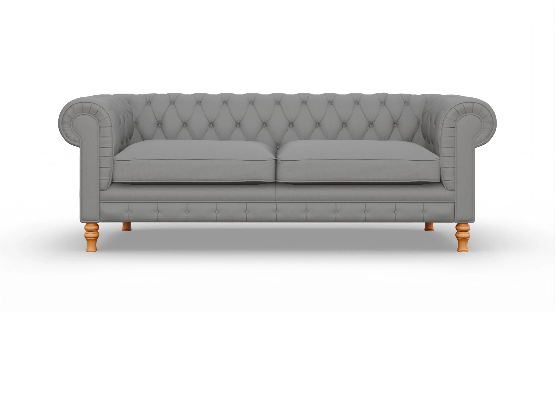 Ansicht des Produktes Countess 3-Sitzer Sofa in Leder Grau
