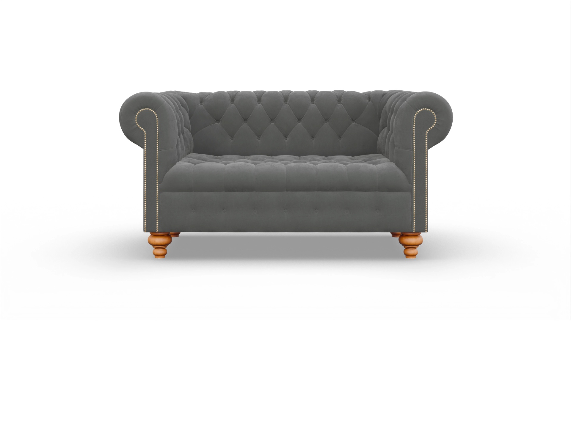 Ansicht des Produktes Liberty 2-Sitzer Sofa in Stoff Grau
