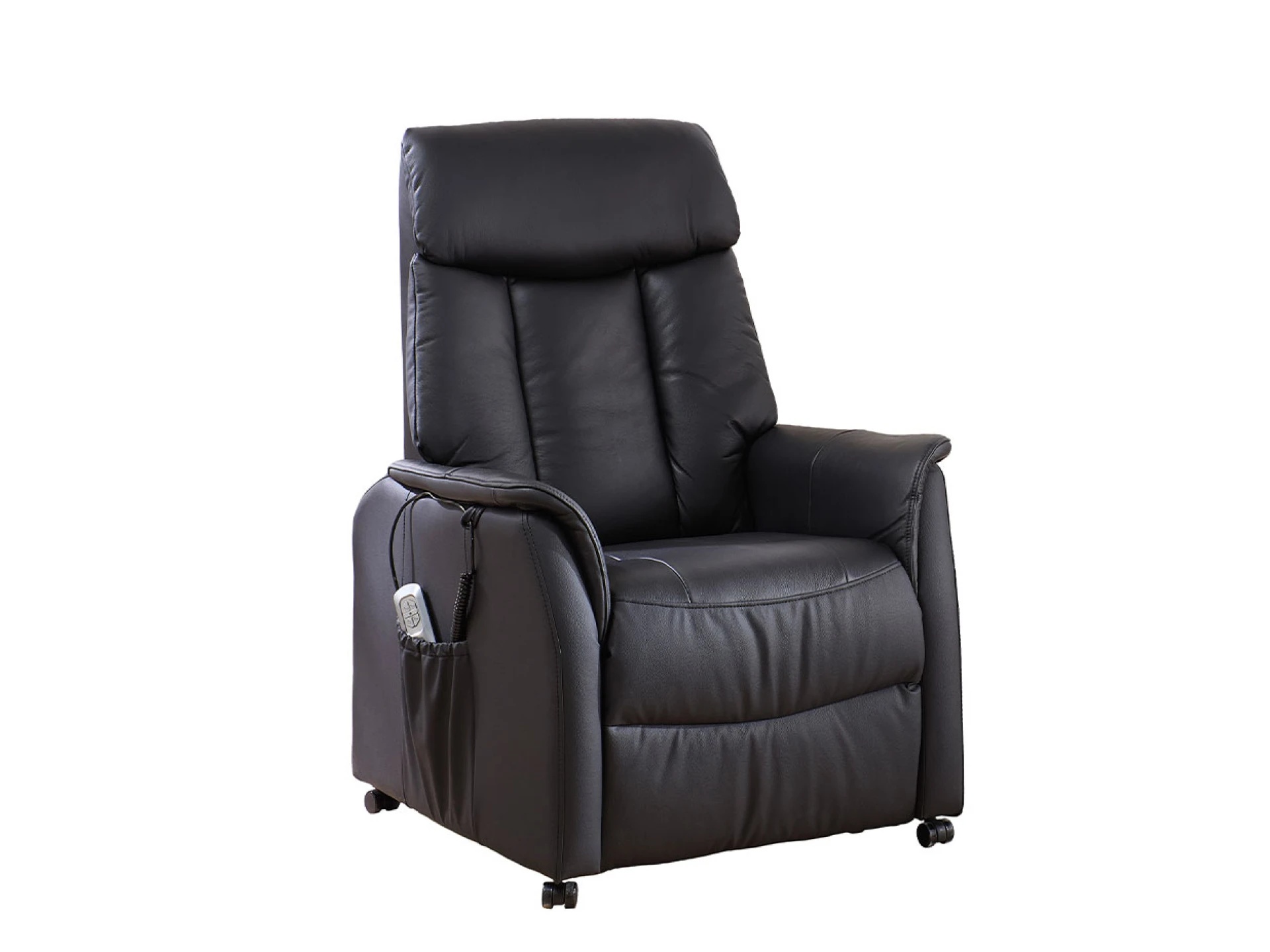 Ansicht des Produktes Philadelphia Leder Fernsehsessel in Leder Schwarz