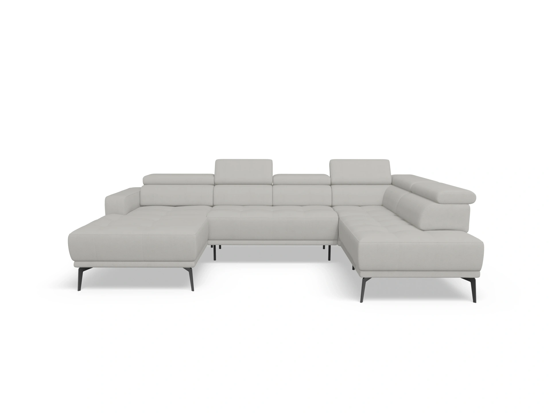 Ansicht des Produktes Marco Wohnlandschaft offen beidseitig in Stoff Beige