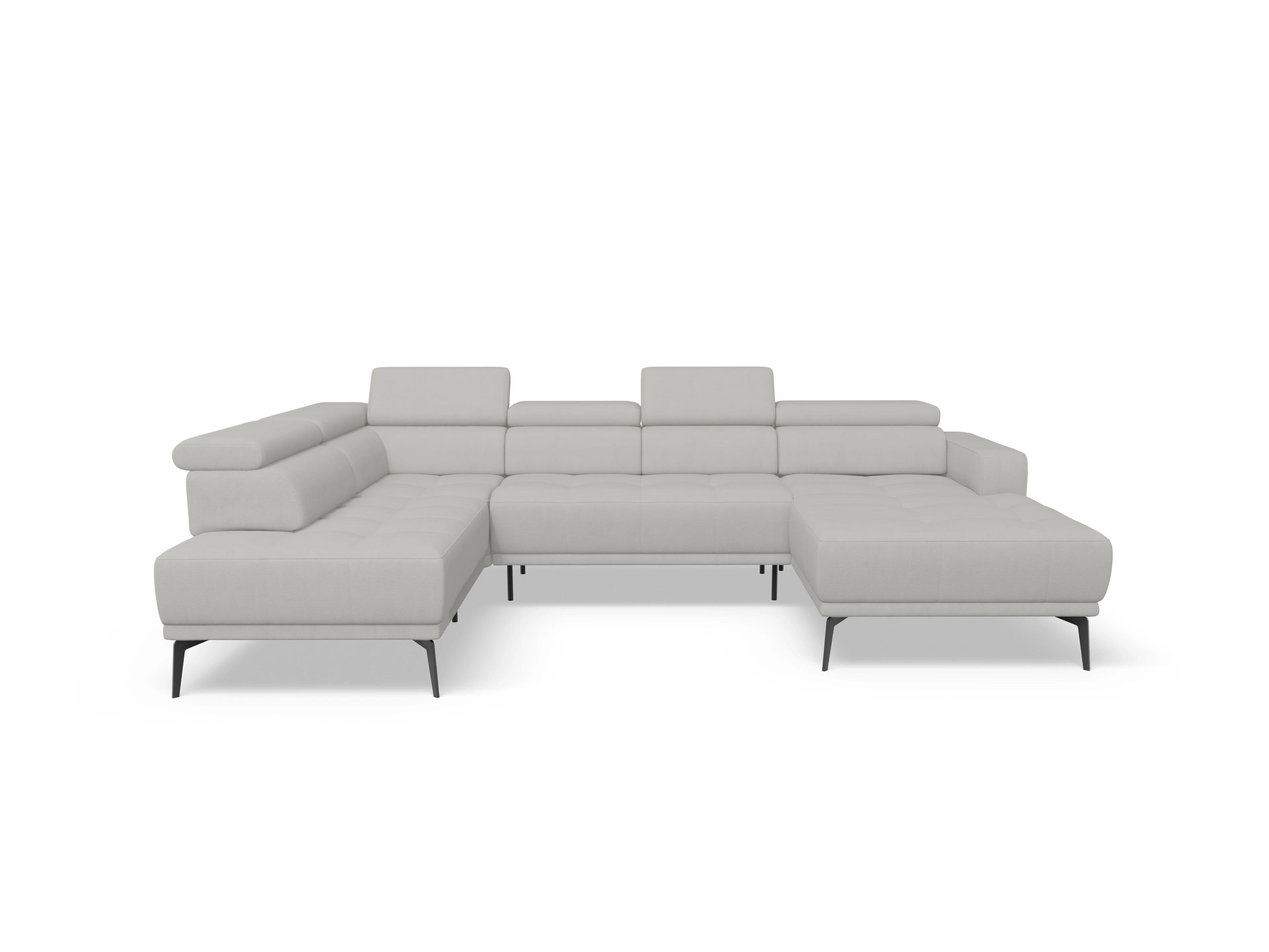 Ansicht des Produktes Marco Wohnlandschaft offen beidseitig in Stoff Beige