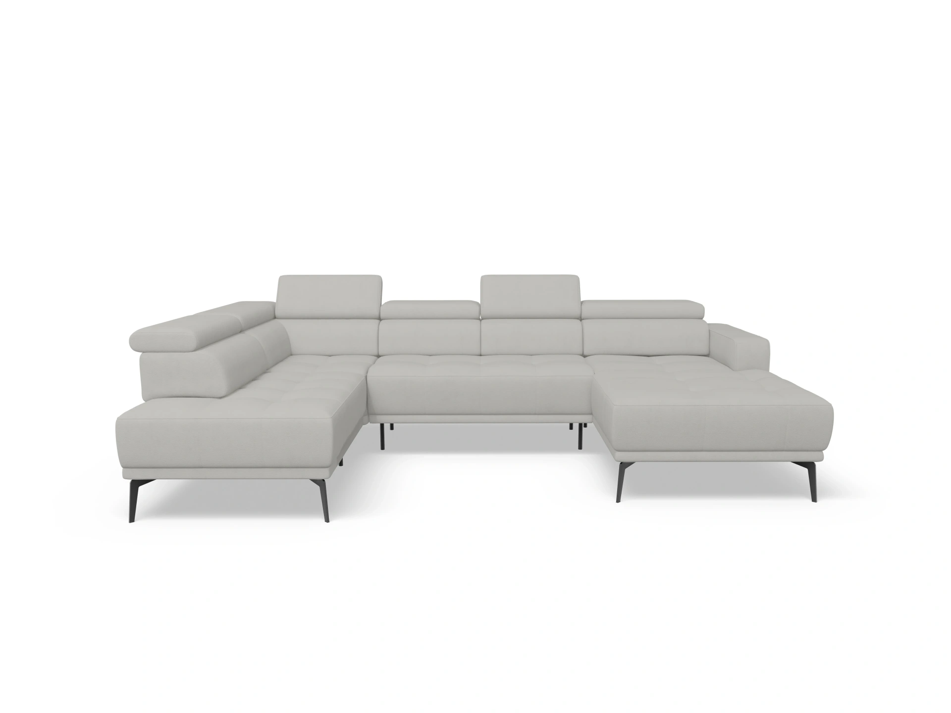 Ansicht des Produktes Marco Wohnlandschaft offen beidseitig in Stoff Beige