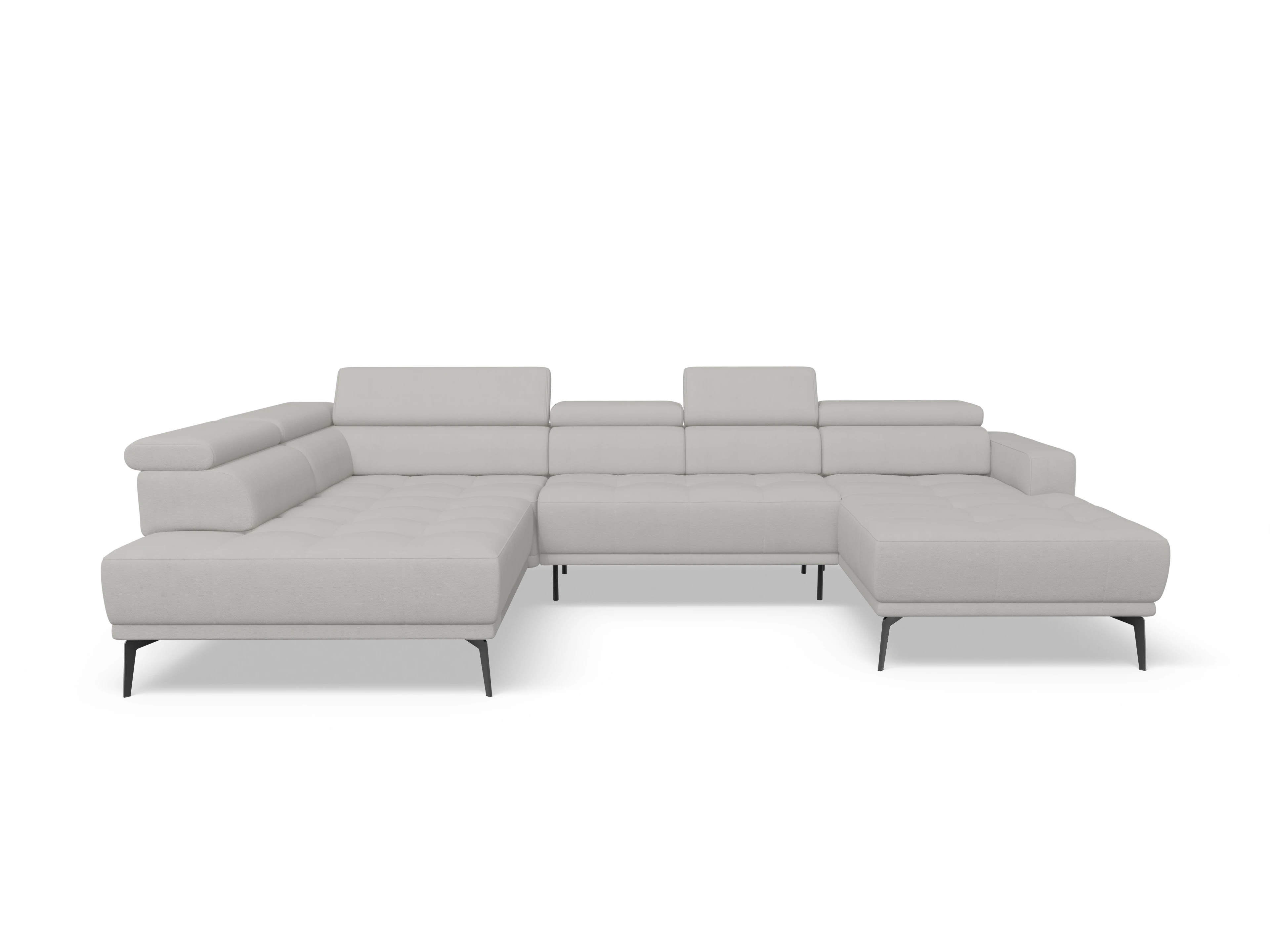 Ansicht des Produktes Marco Wohnlandschaft offen beidseitig in Stoff Beige