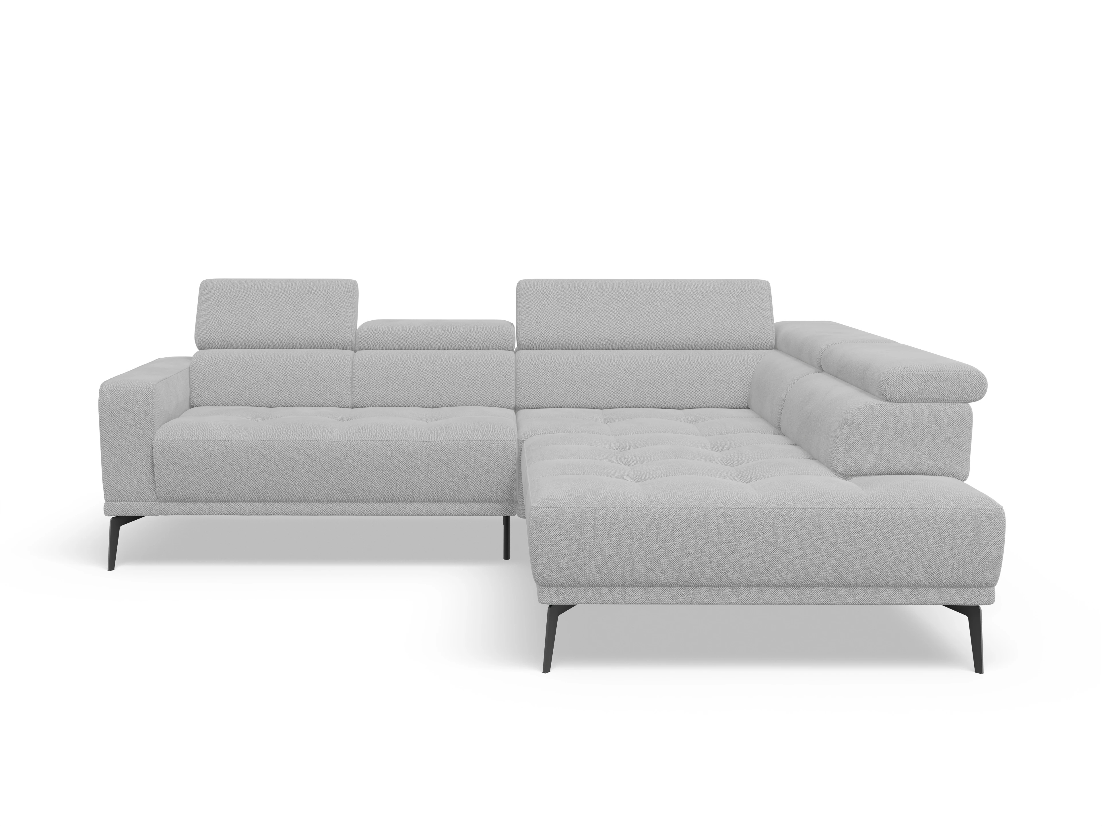 Ansicht des Produktes Marco Ecksofa rechts Abschluss offen in Stoff Beige