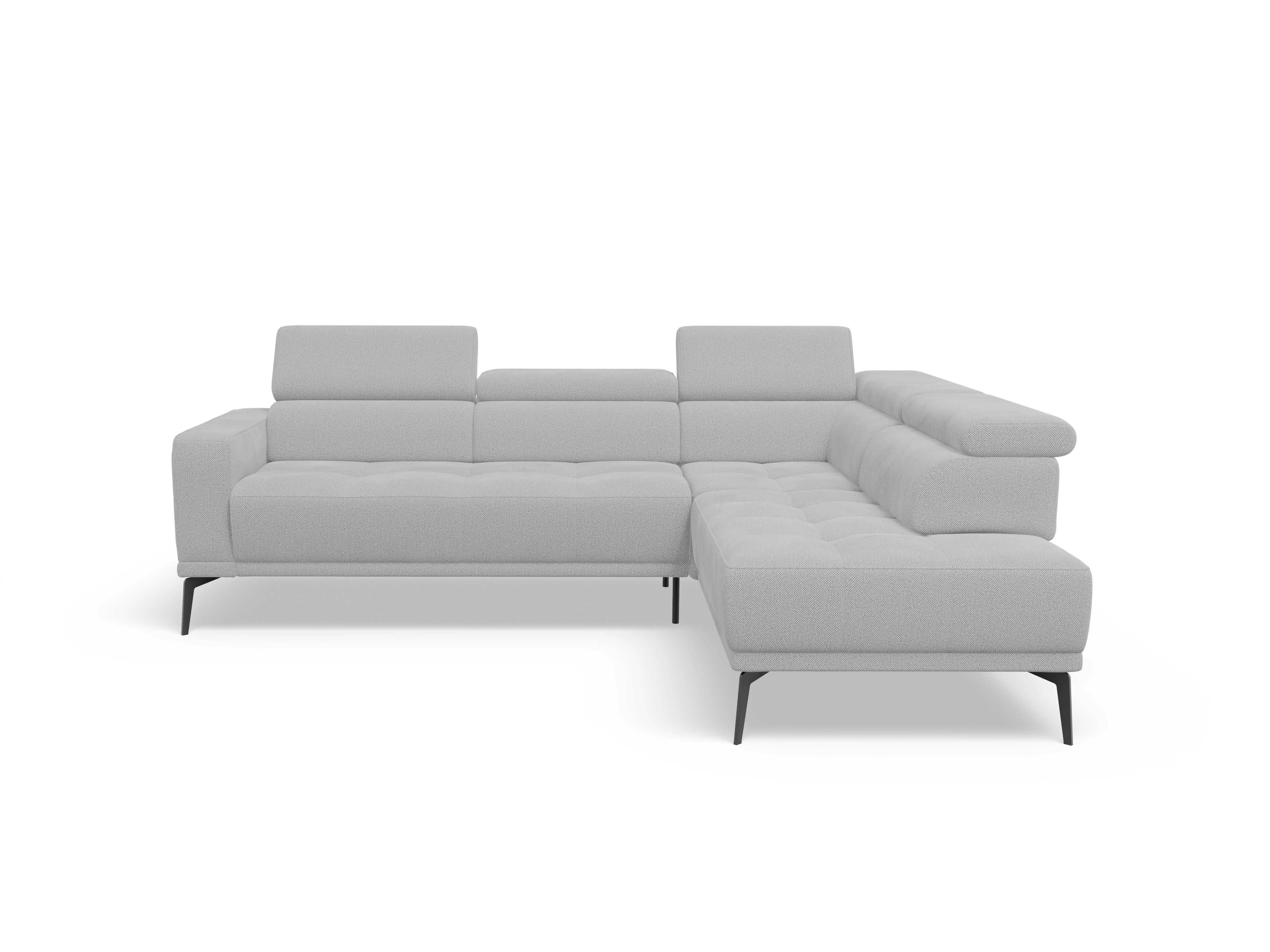 Ansicht des Produktes Marco Ecksofa rechts Abschluss offen in Stoff Beige