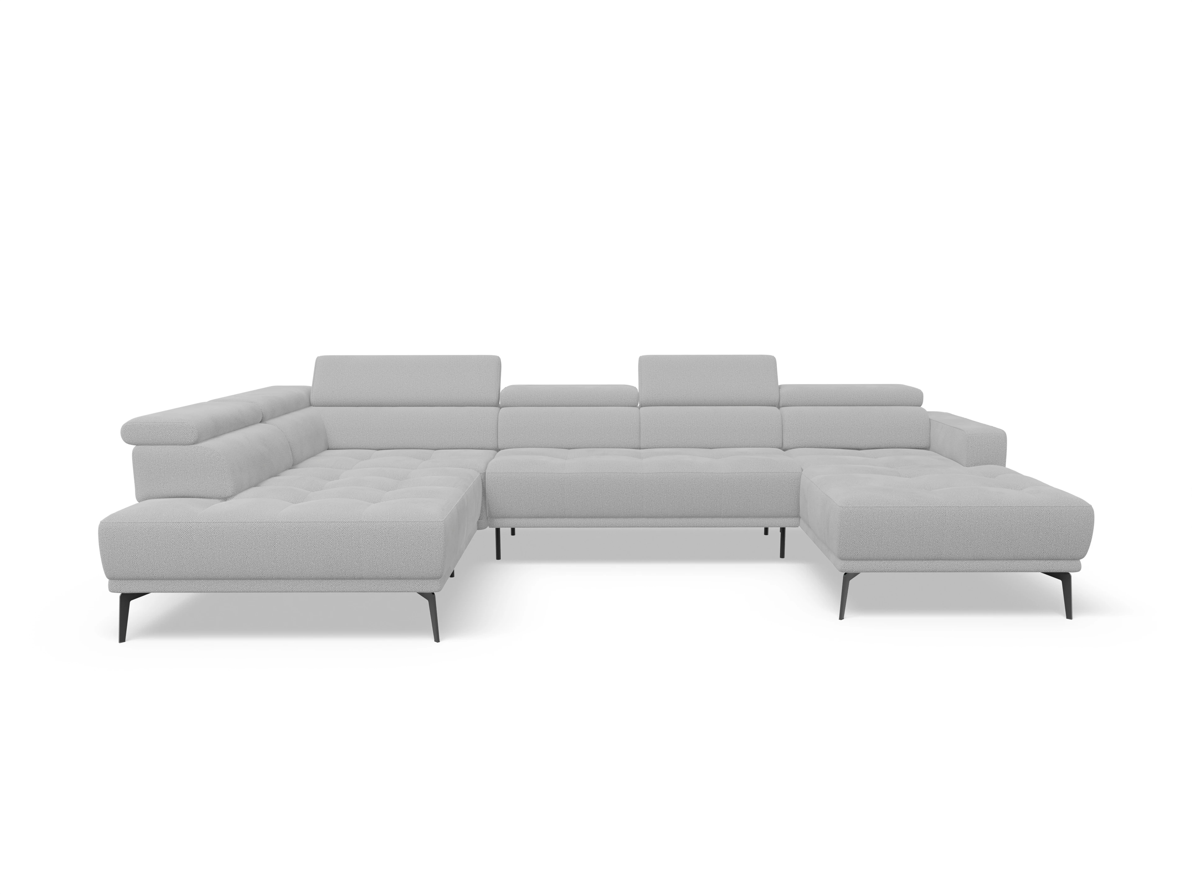 Marco LO Aho gr Medium L (mit Funktionen) Ansicht des Produktes Marco Wohnlandschaft offen beidseitig in Stoff Beige