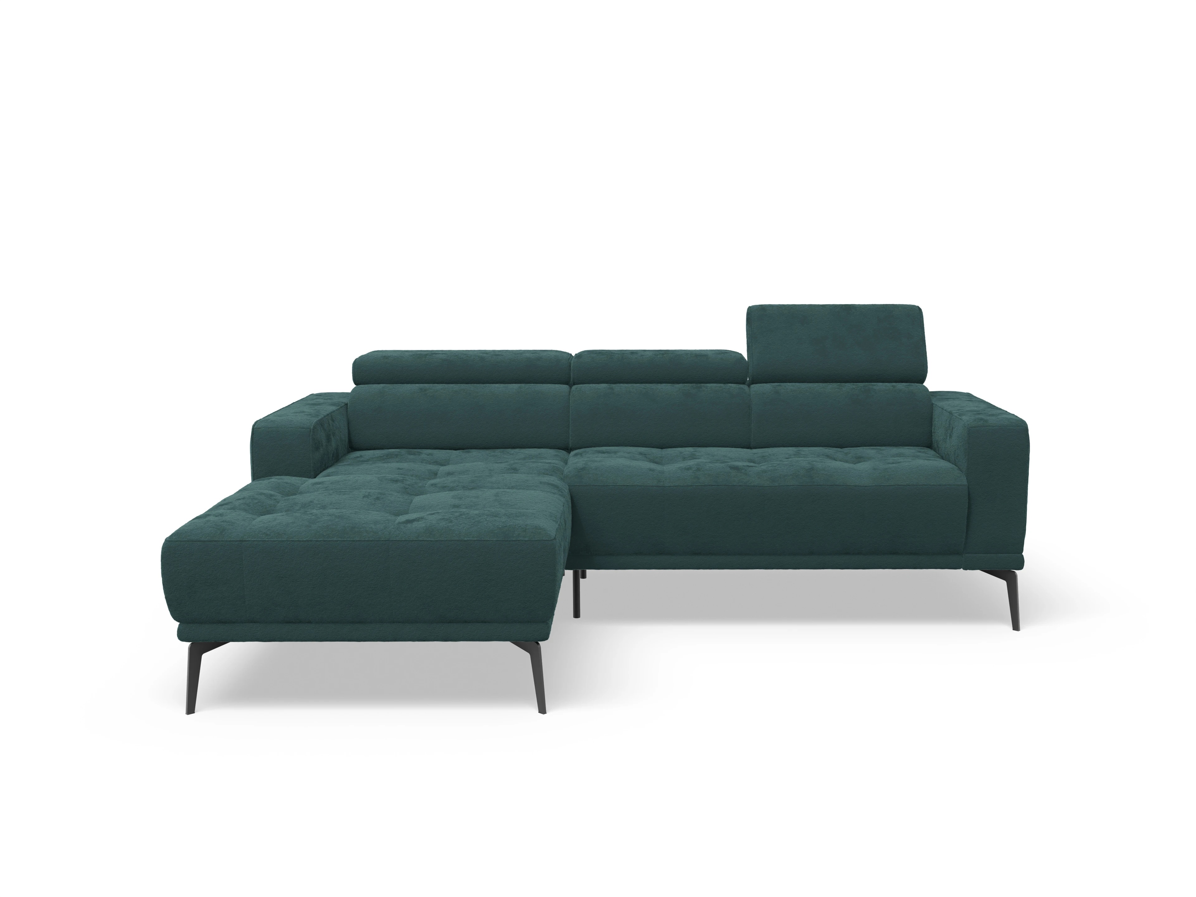 Marco LO Small L Ansicht des Produktes Marco Wohnlandschaft Armlehne rechts Abschluss offen links in Stoff Blau