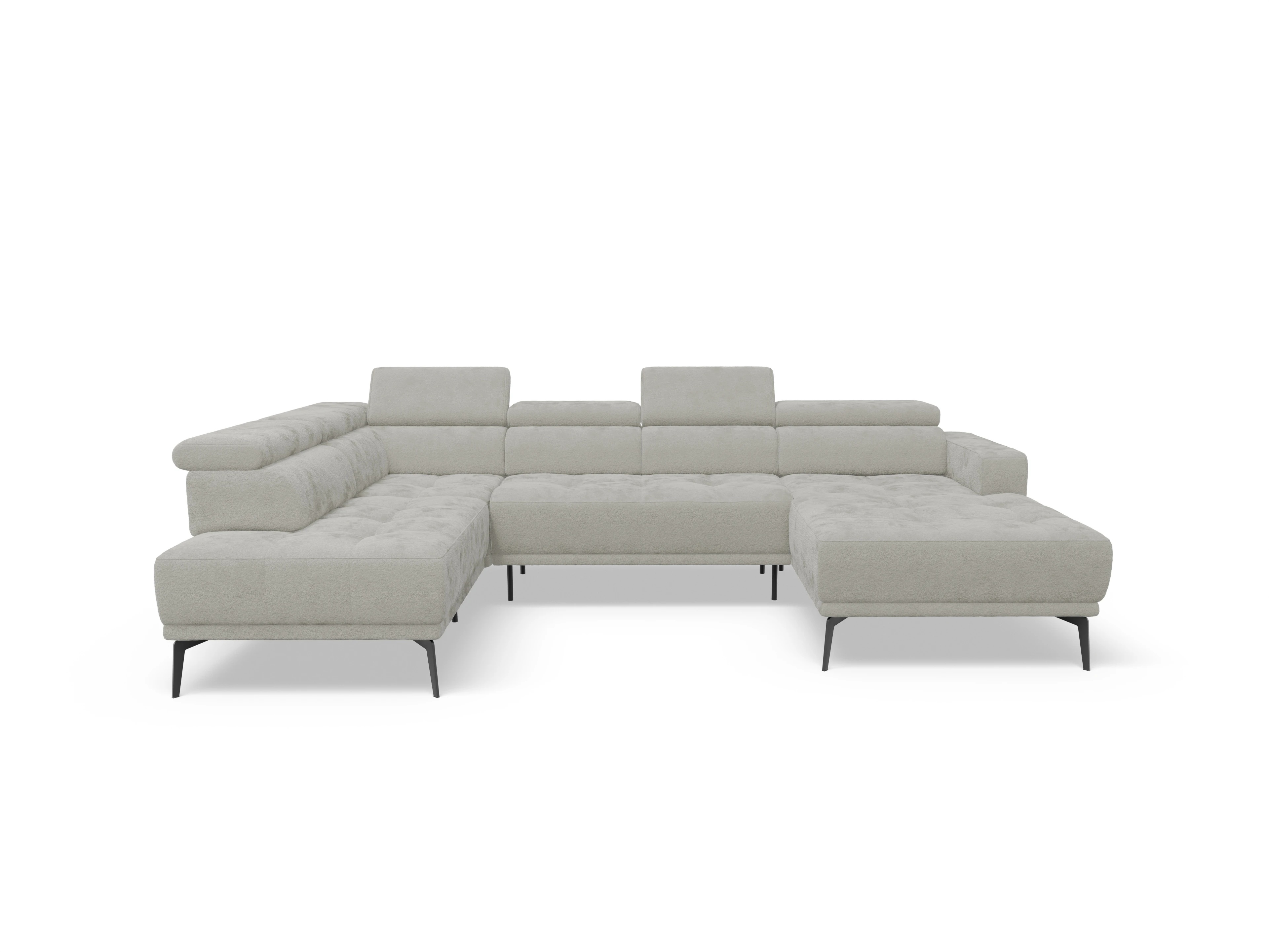 Ansicht des Produktes Marco Wohnlandschaft offen beidseitig in Stoff Beige