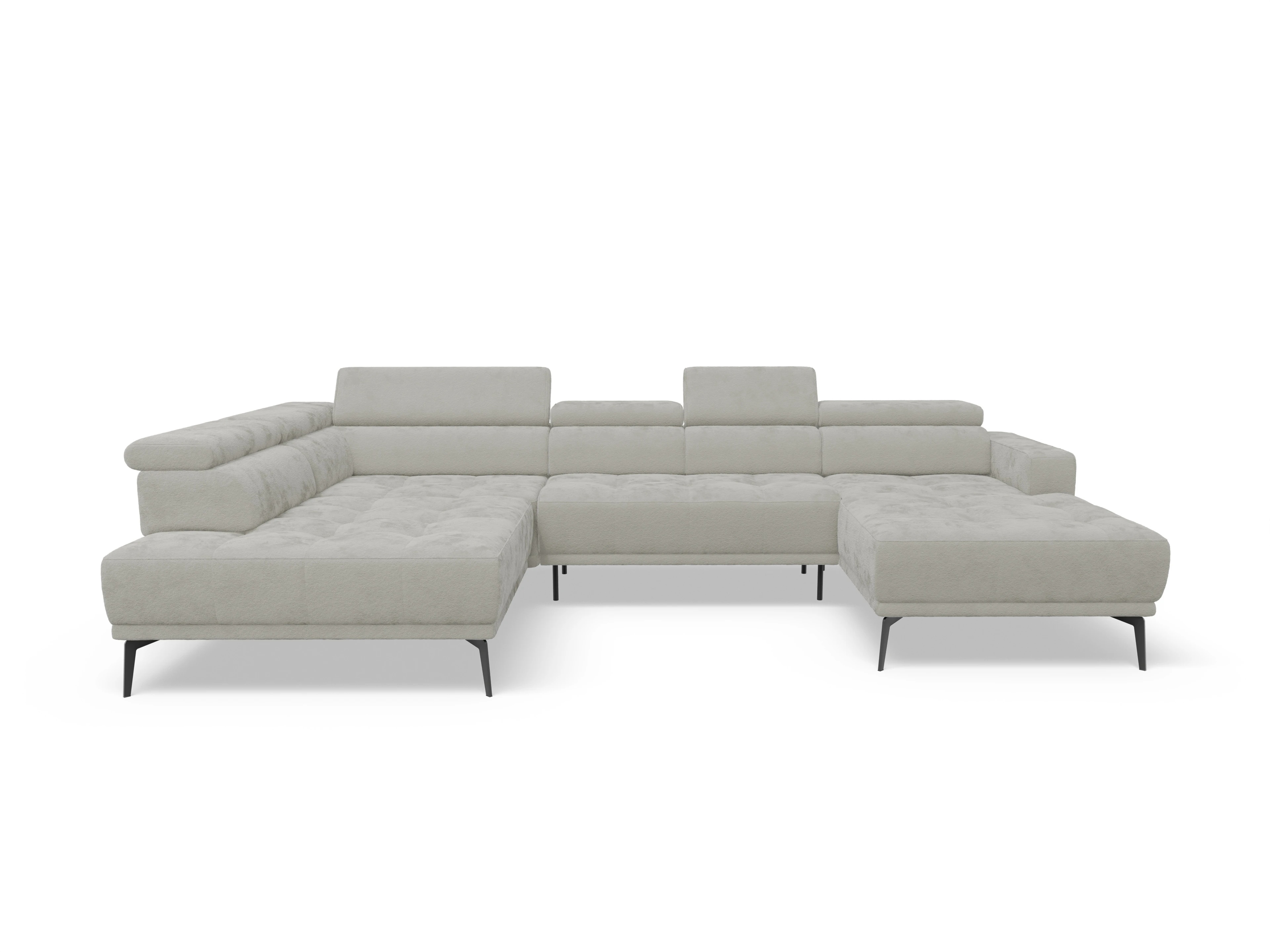 Ansicht des Produktes Marco Wohnlandschaft offen beidseitig in Stoff Beige
