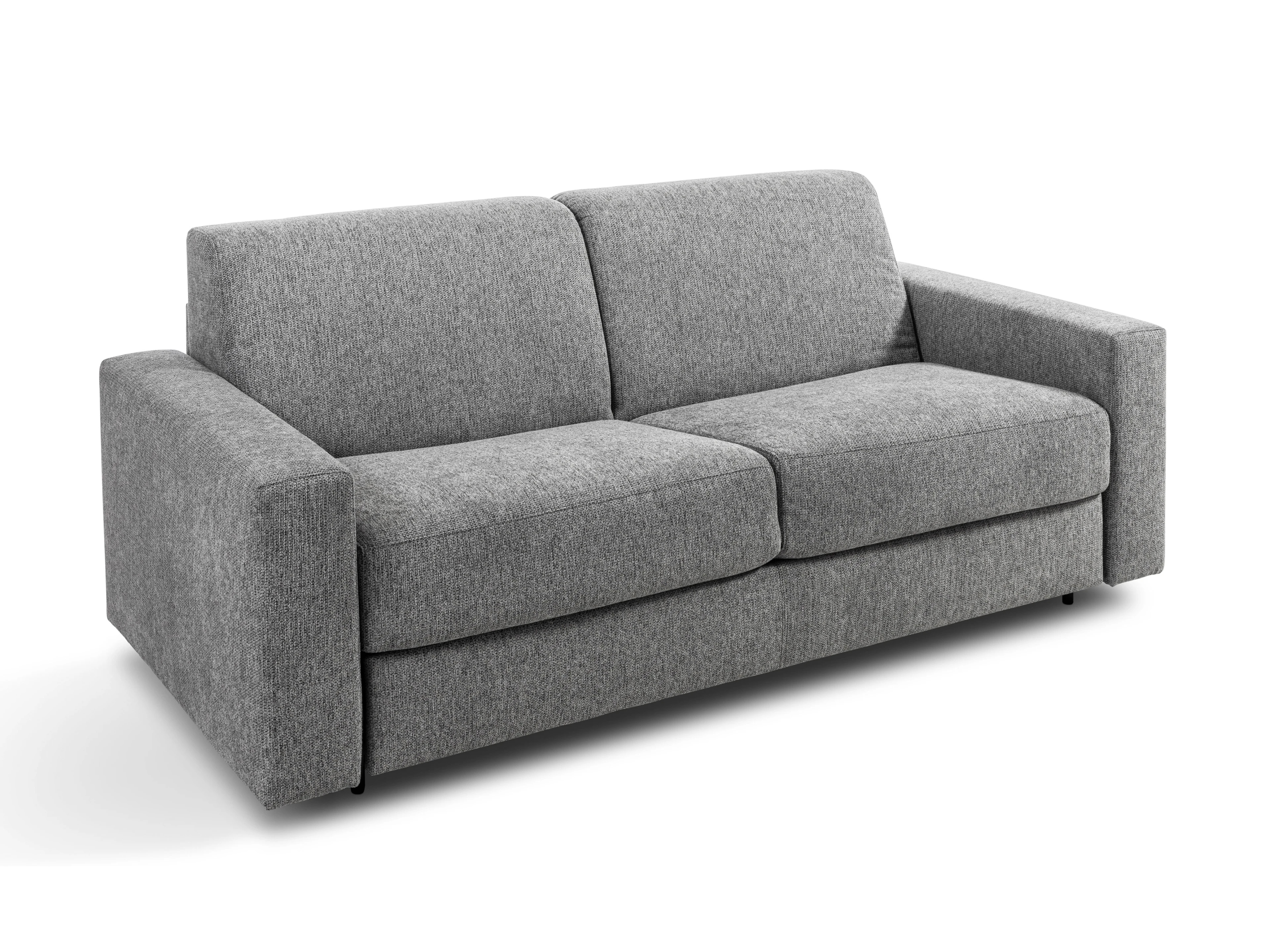 Ansicht des Produktes Daniela Schlafsofa Längsschläfer in Stoff Grau