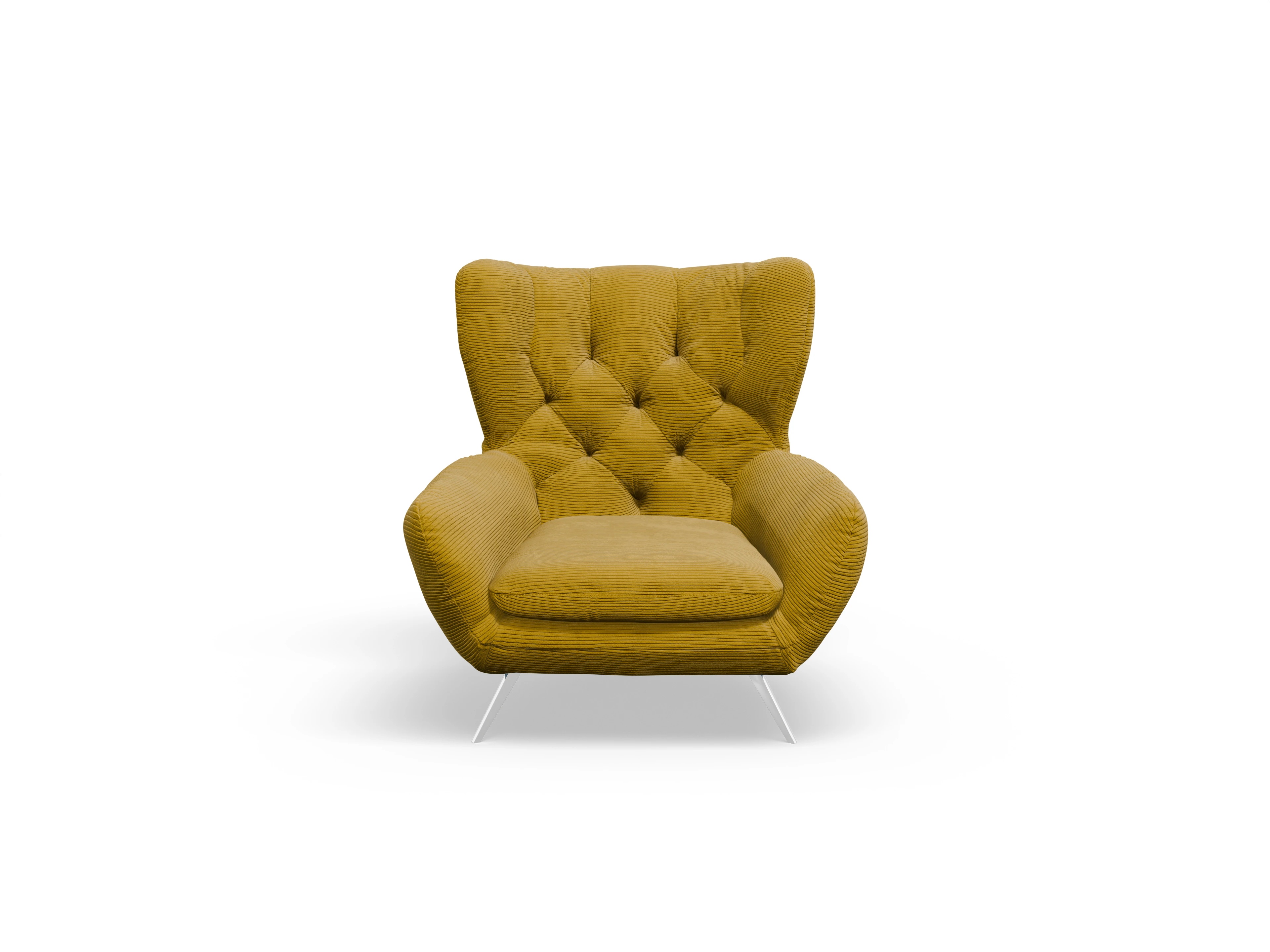 Ansicht des Produktes Seca Ohrensessel in Stoff Grün