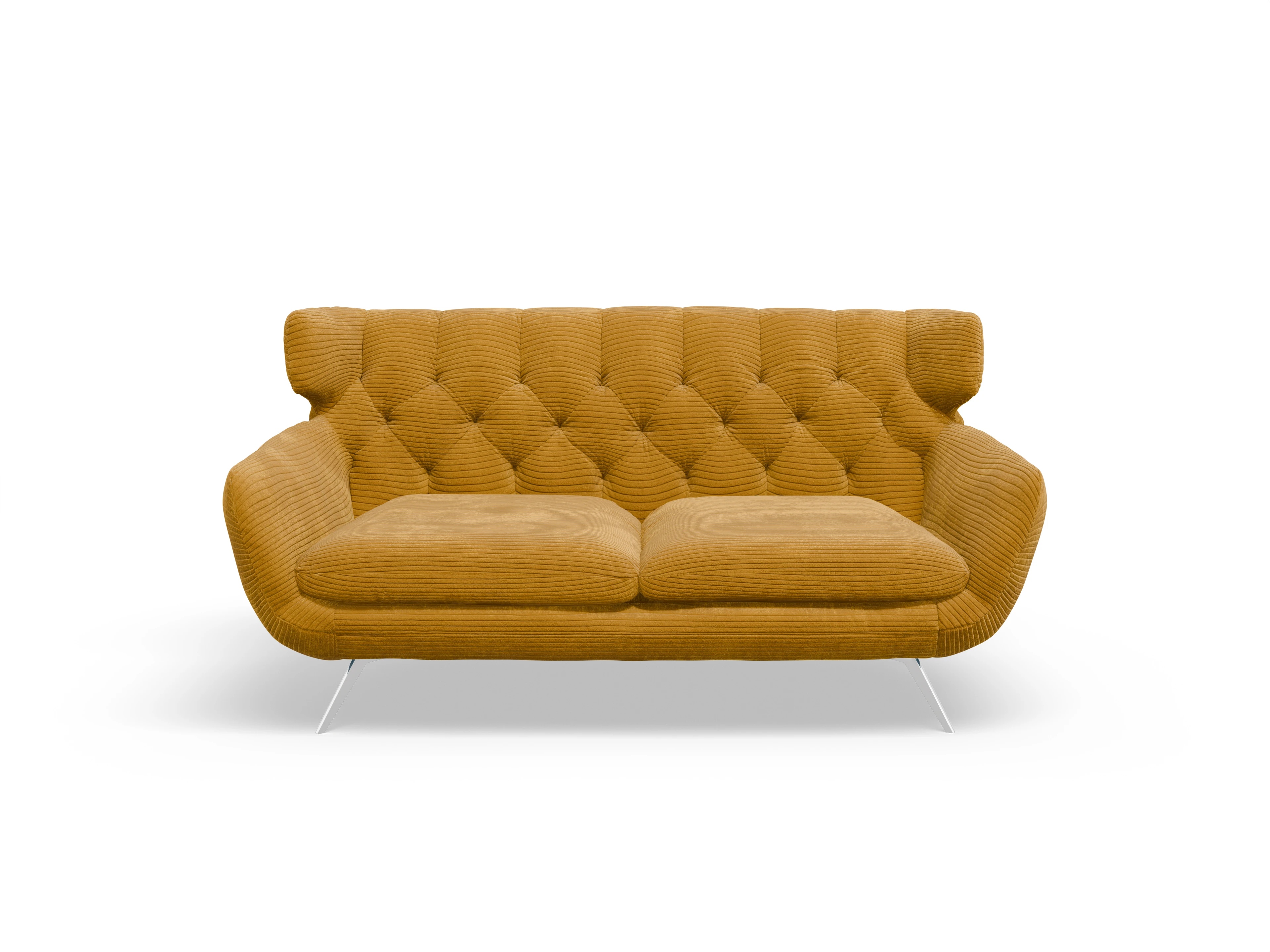 Ansicht des Produktes Seca 2-Sitzer Sofa in Stoff Gelb