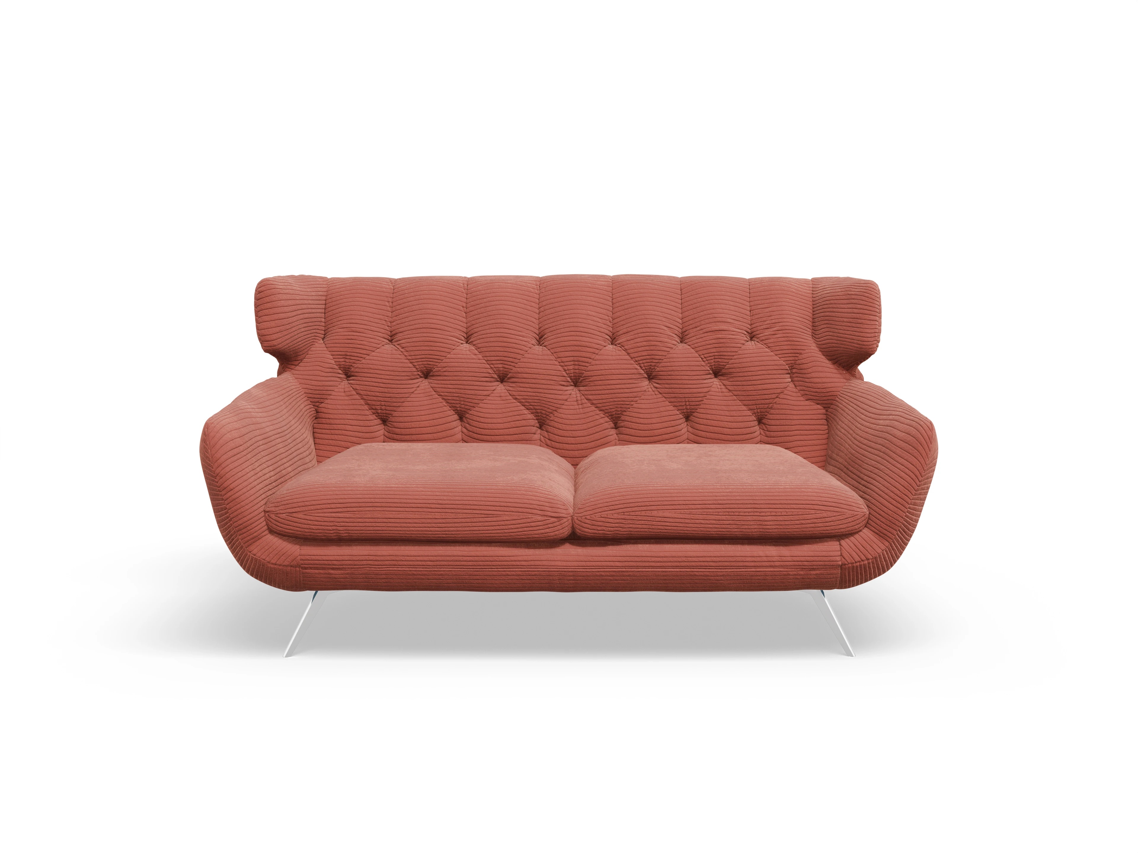 Ansicht des Produktes Seca 2-Sitzer Sofa in Stoff Orange