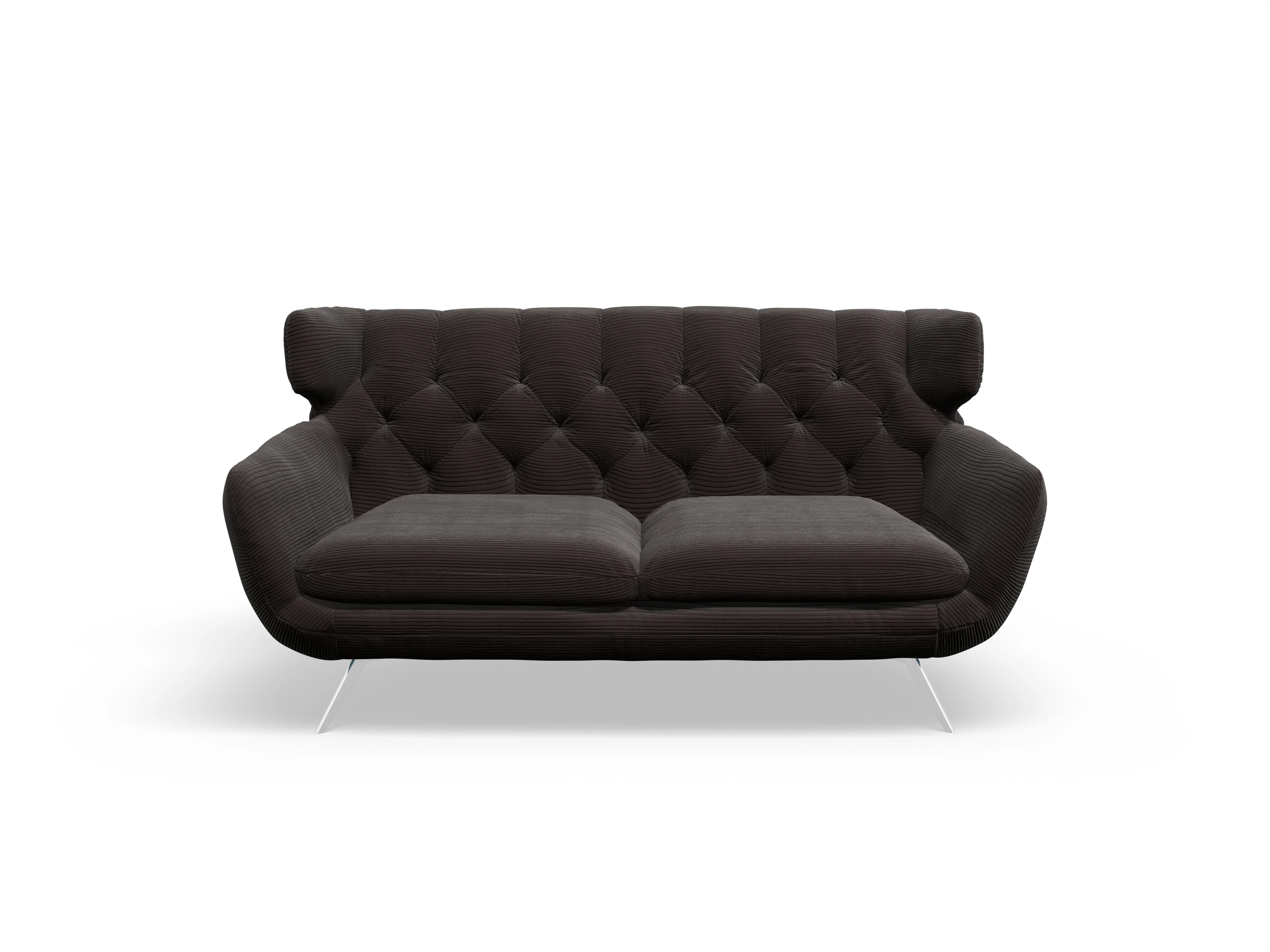 Seca 2-Sitzer Sofa Ansicht des Produktes Seca 2-Sitzer Sofa in Stoff Braun