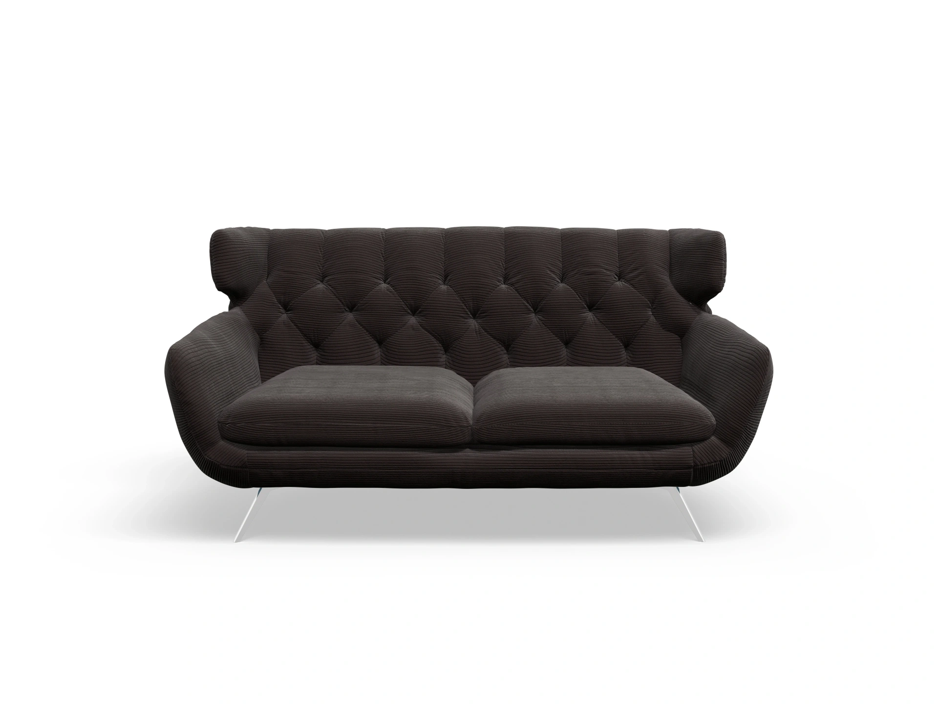 Ansicht des Produktes Seca 2-Sitzer Sofa in Stoff Braun