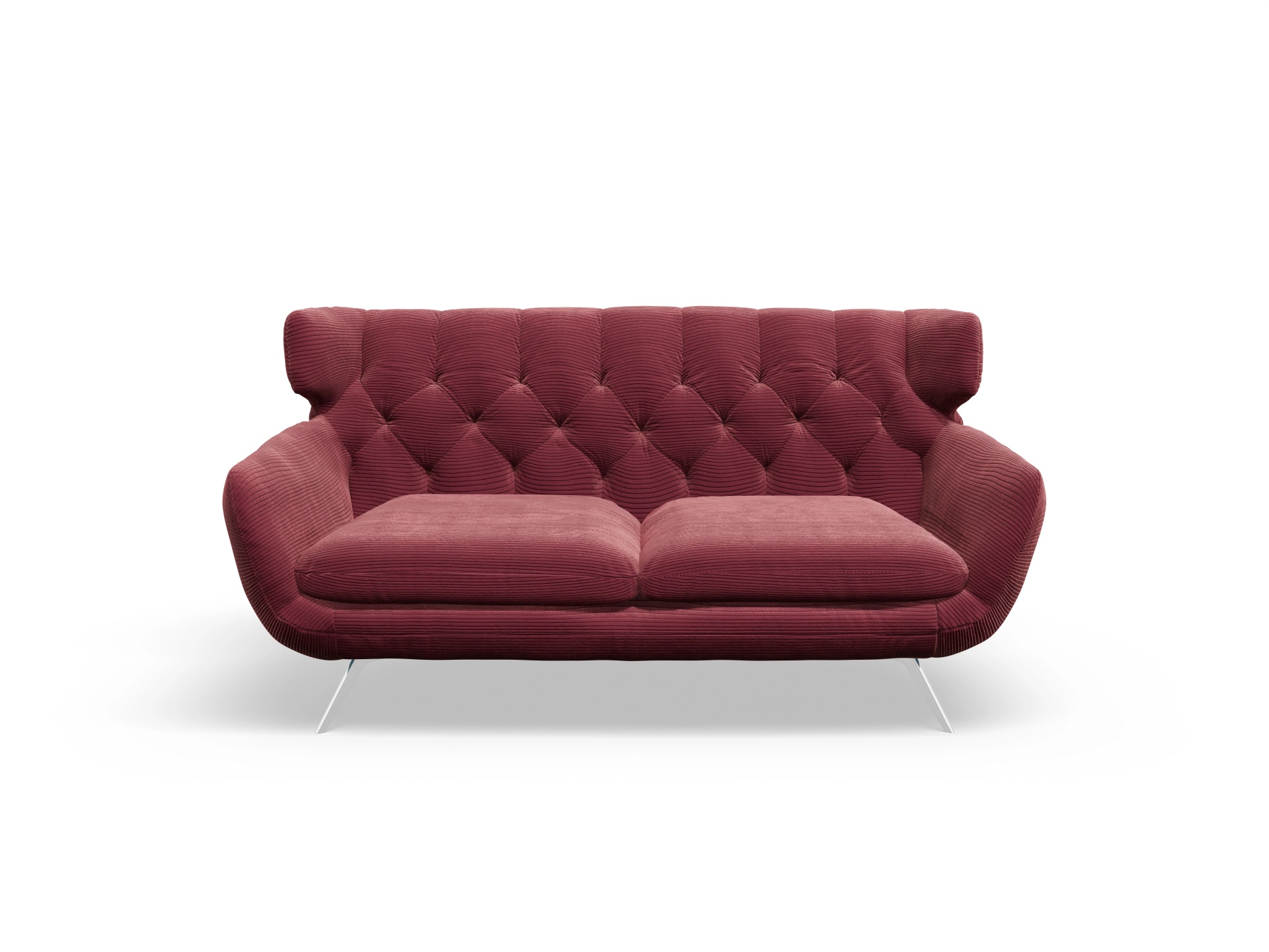 Ansicht des Produktes Seca 2-Sitzer Sofa in Stoff Rot